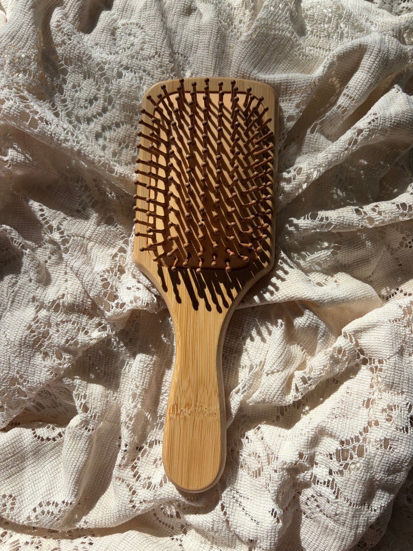 Swan no. 4 Hand Painted Hairbrush