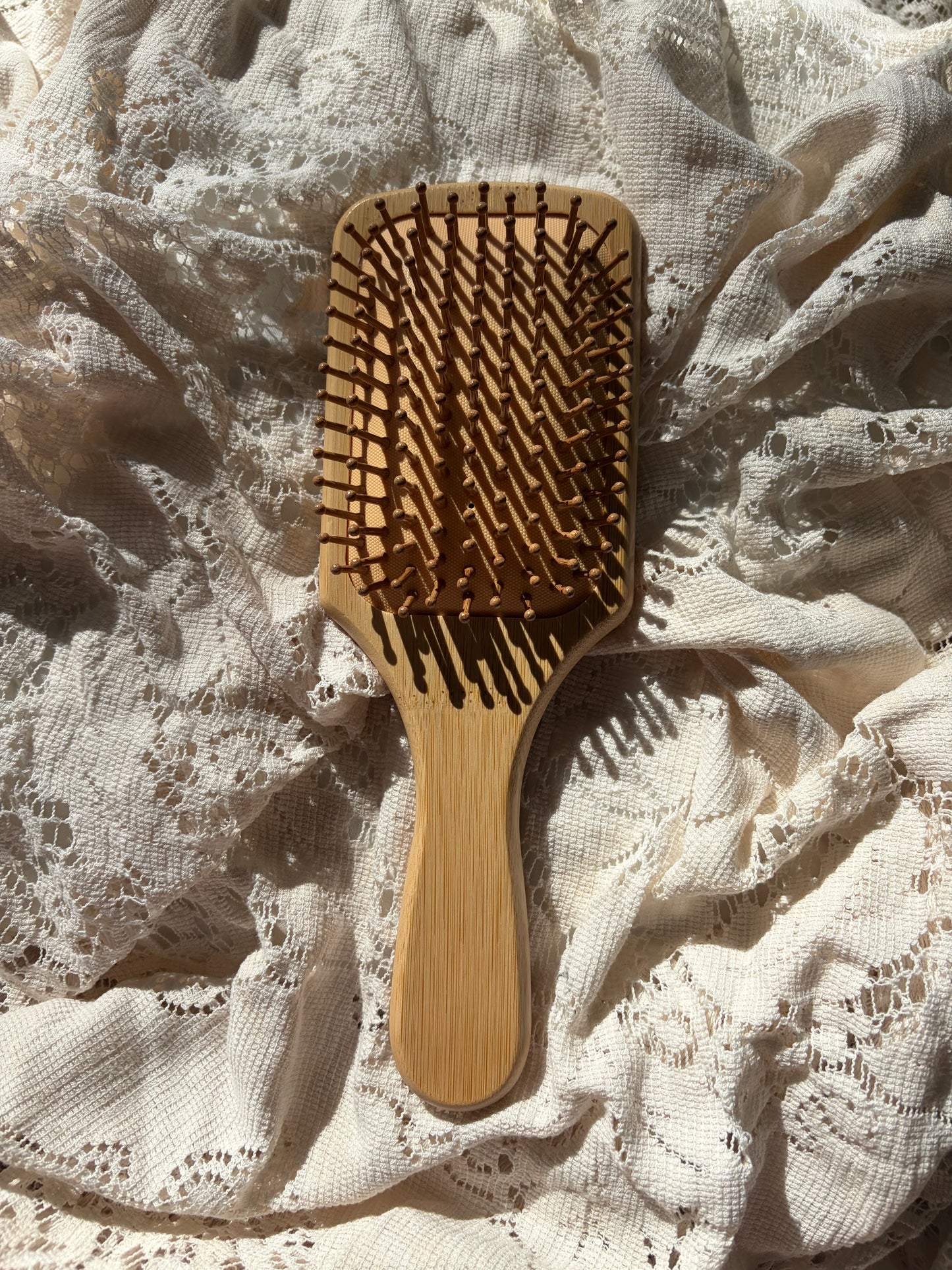 Swan no. 3 Hand Painted Hairbrush