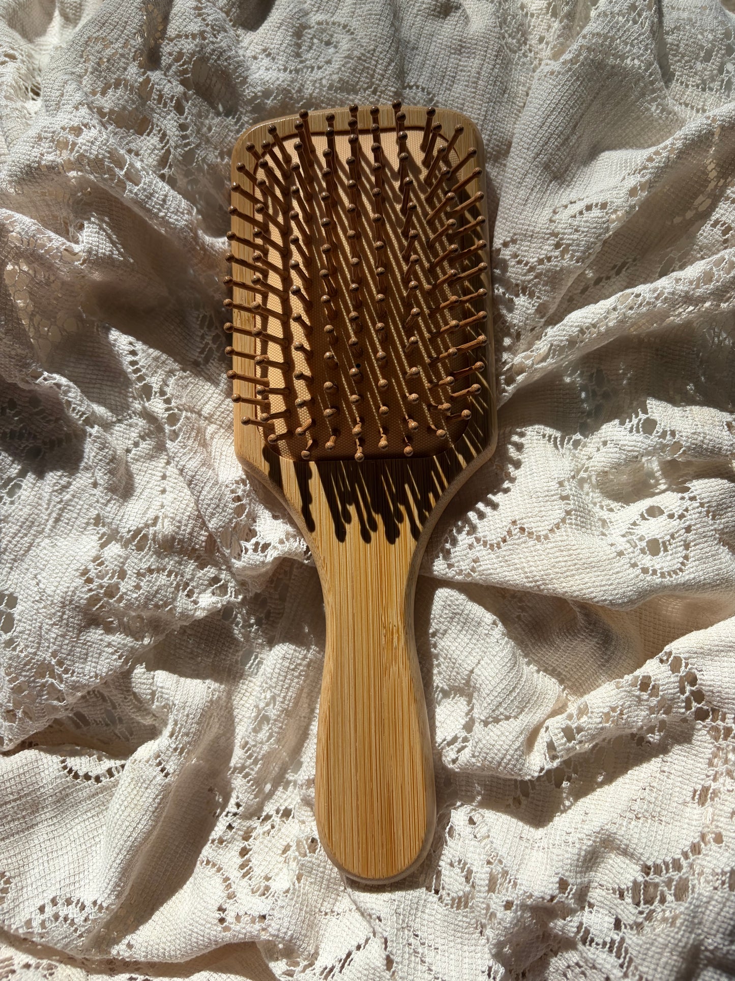Portland Headlight no. 2 Hand Painted Hairbrush