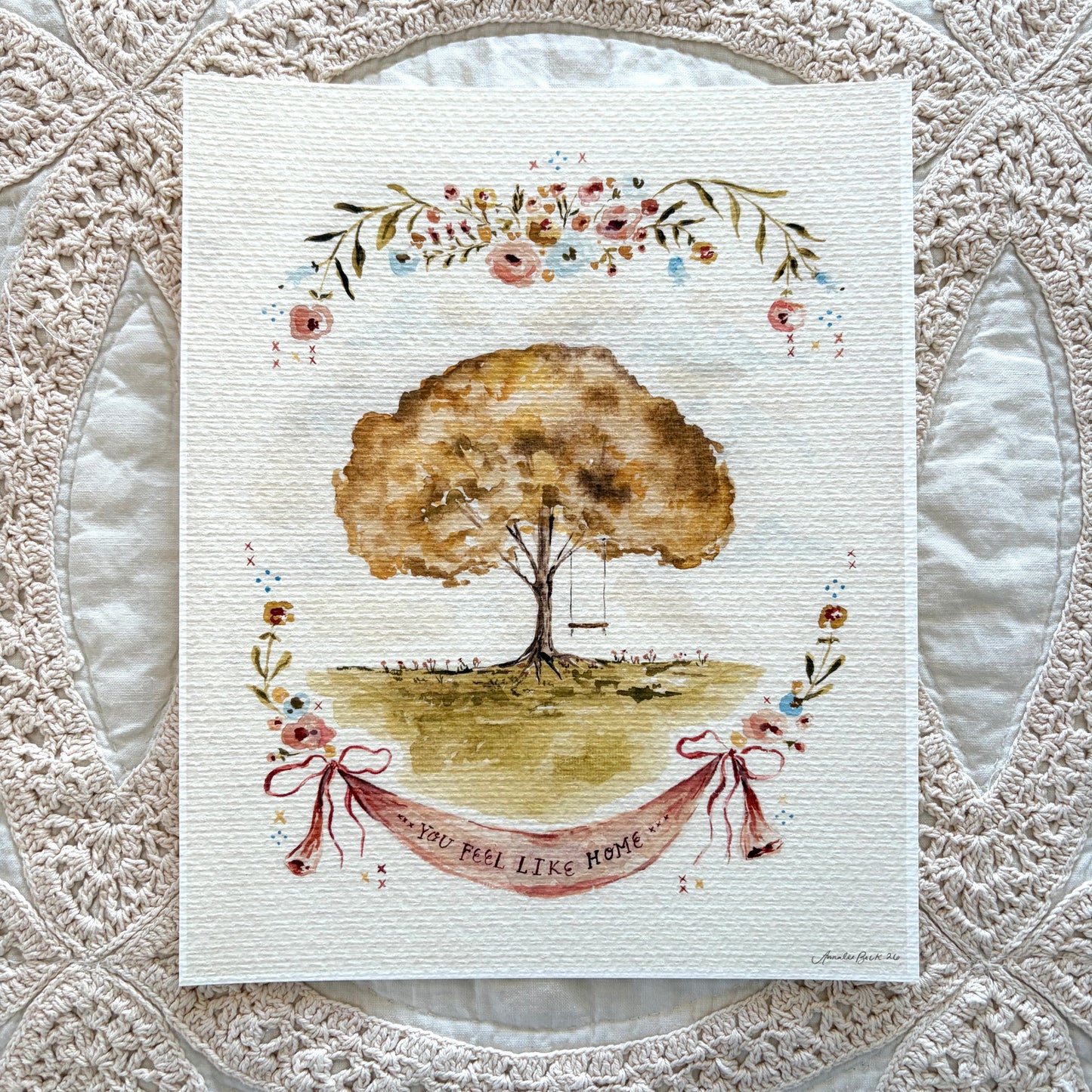 You Feel Like Home Print
