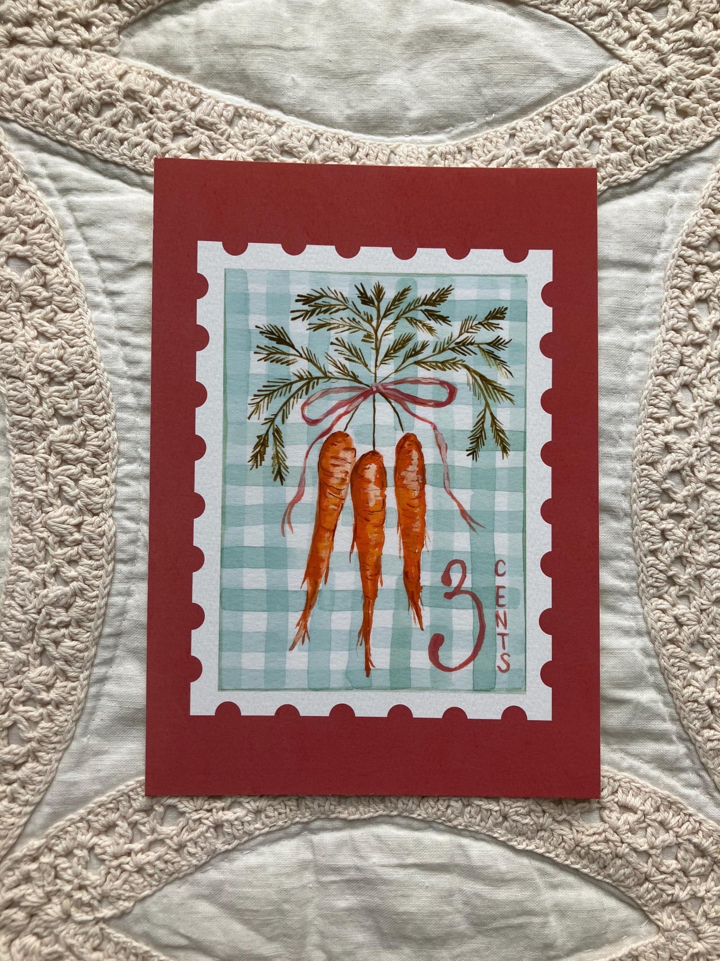 Carrot Postage Print
