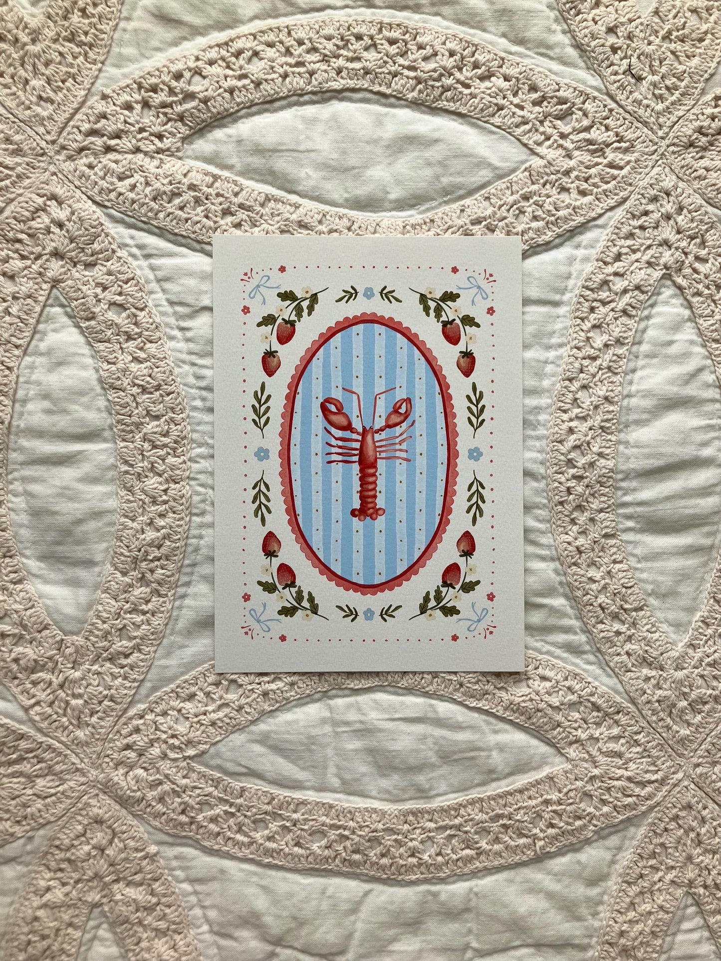 Berries & Lobsters Print
