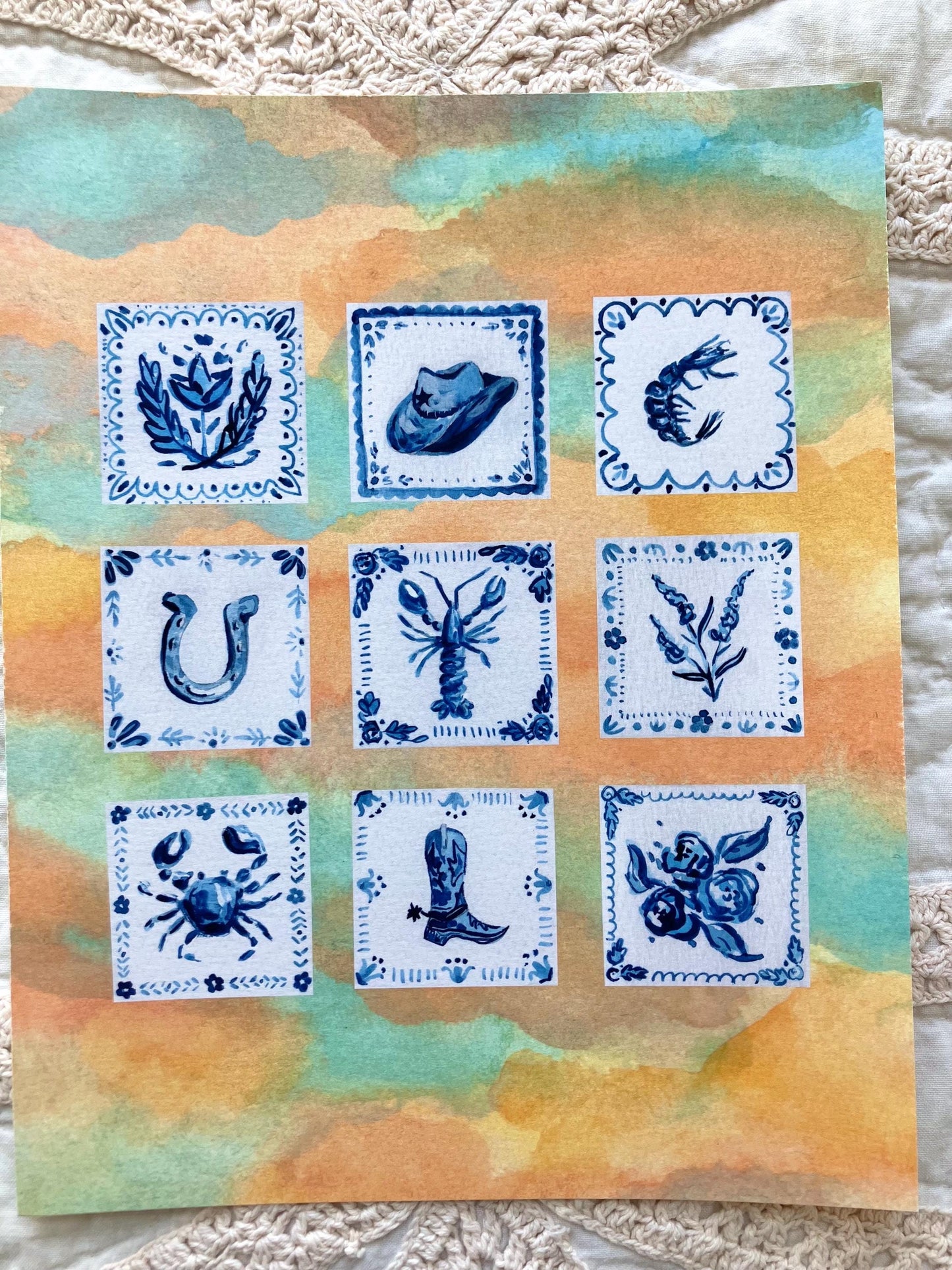 Coastal Cowgirl Fine Art Print