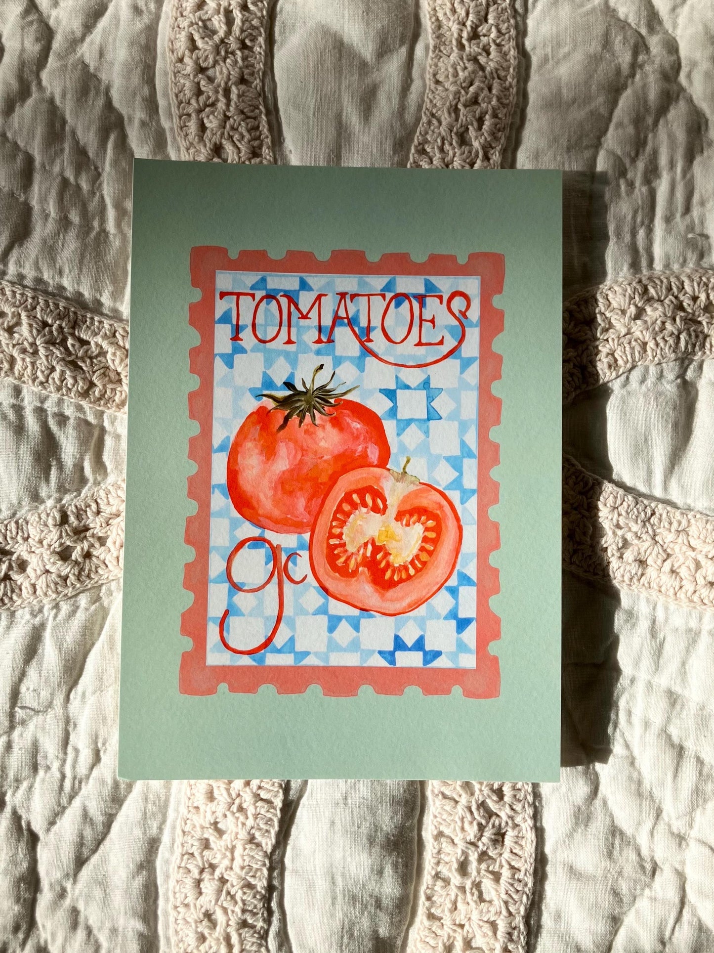 Tomato Postage Print