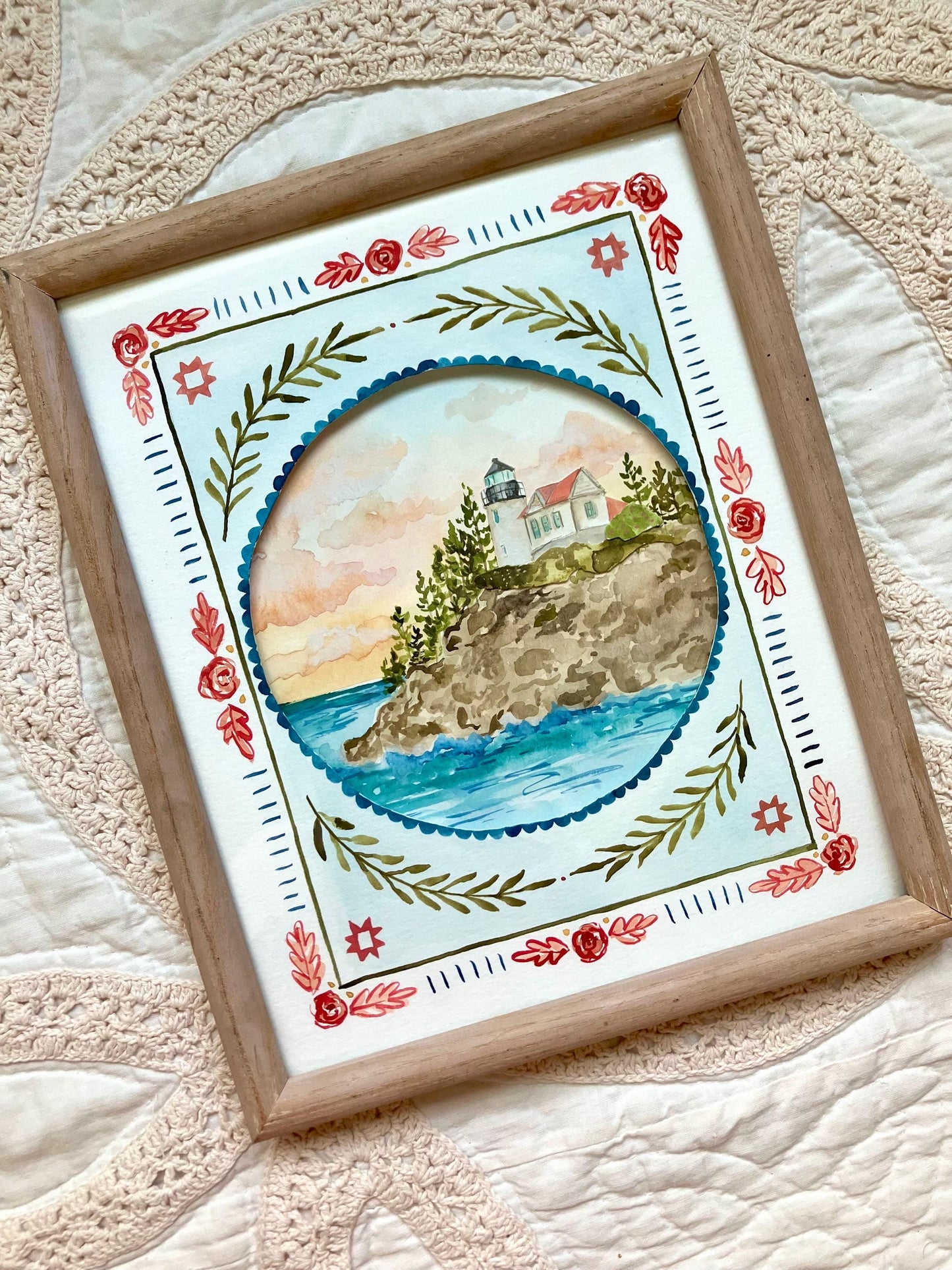 Bass Harbor Headlight no. 1 - Original Artwork