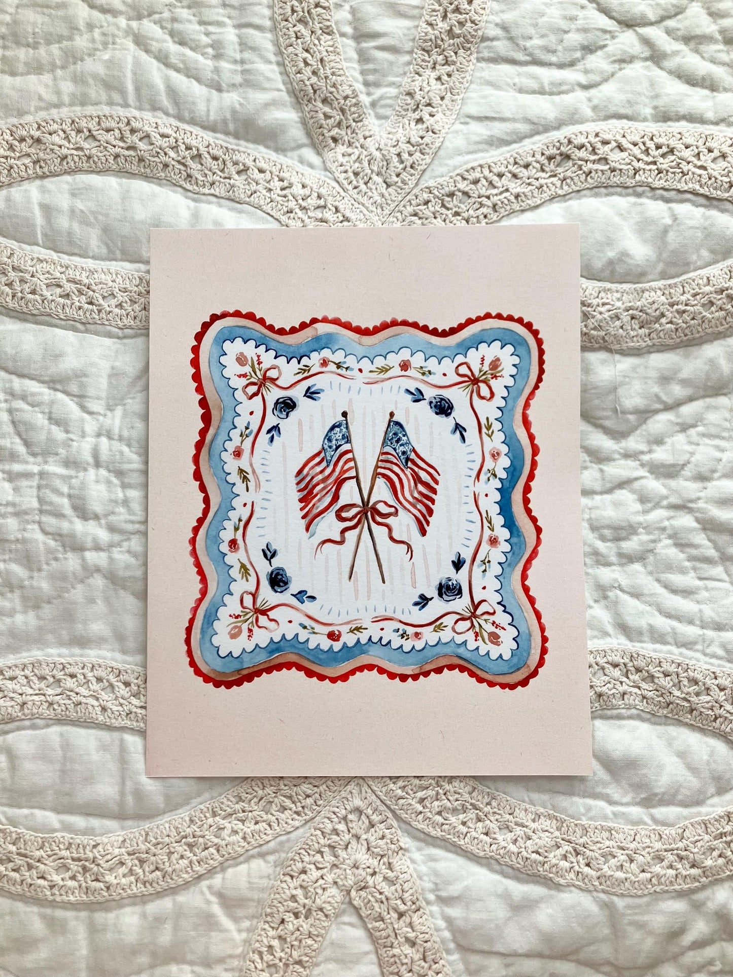 Heritage Summer Flag Print