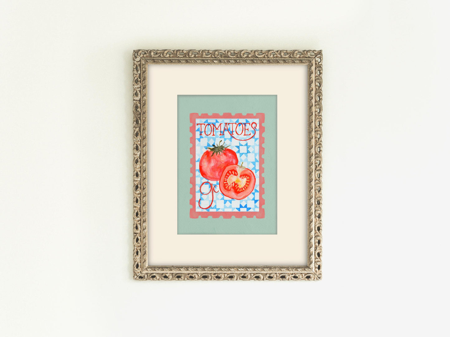 Tomato Postage Print