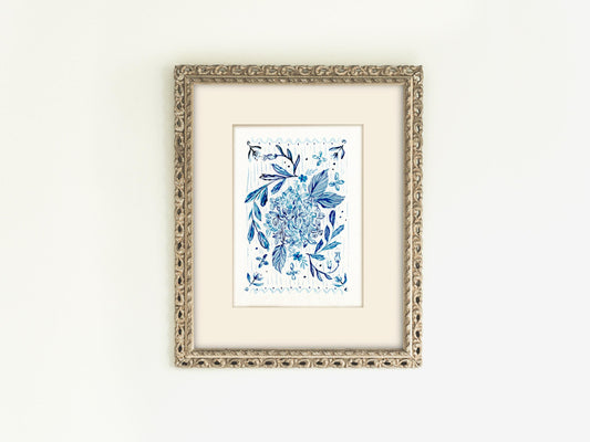 Hydrangea Study no. 1 Print