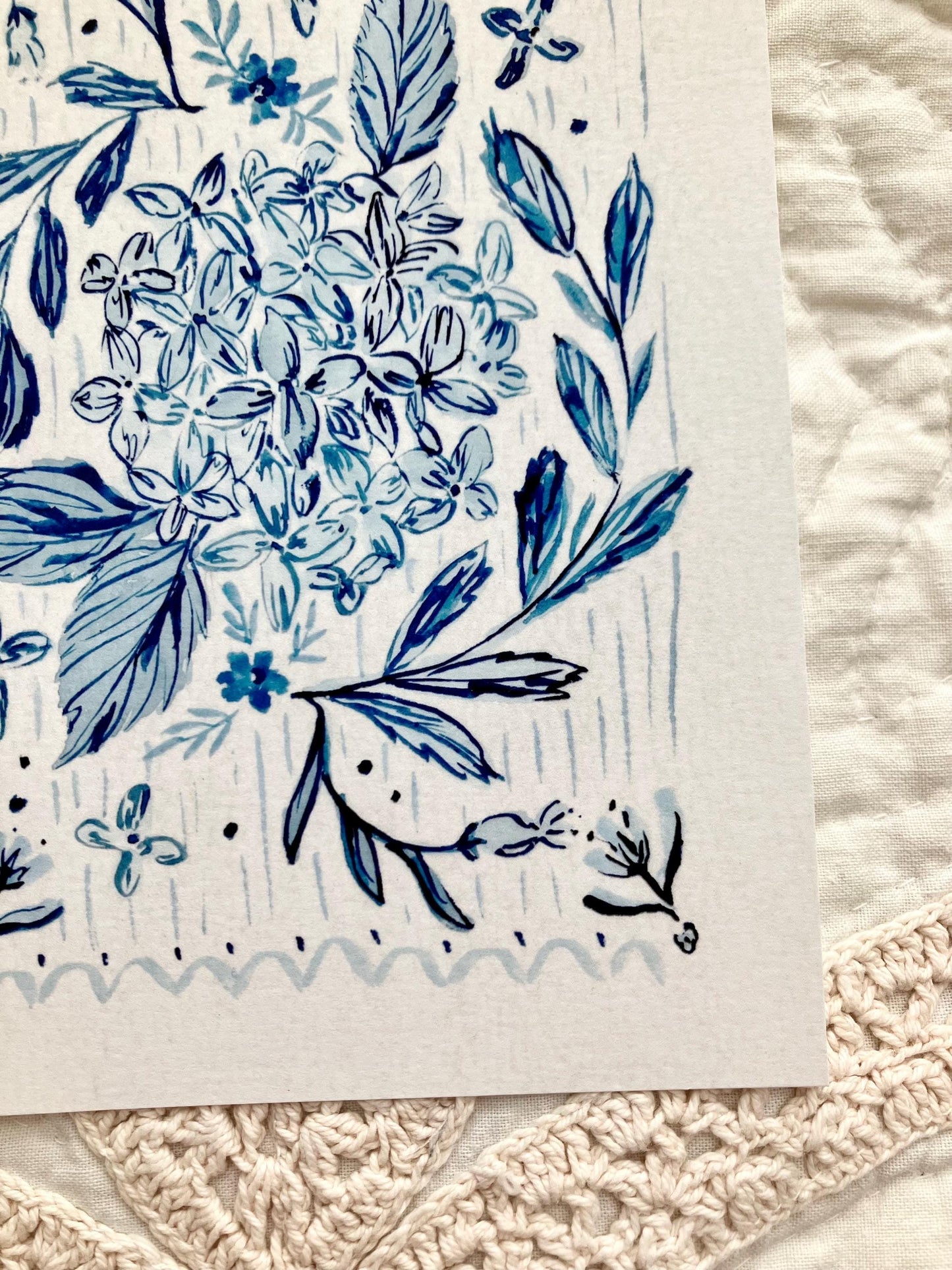 Hydrangea Study no. 1 Print