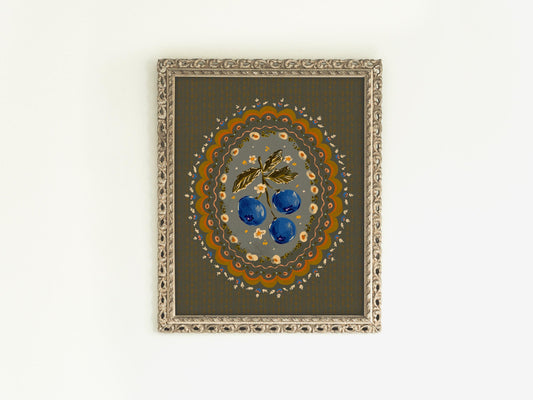 Blueberry Harvest Print