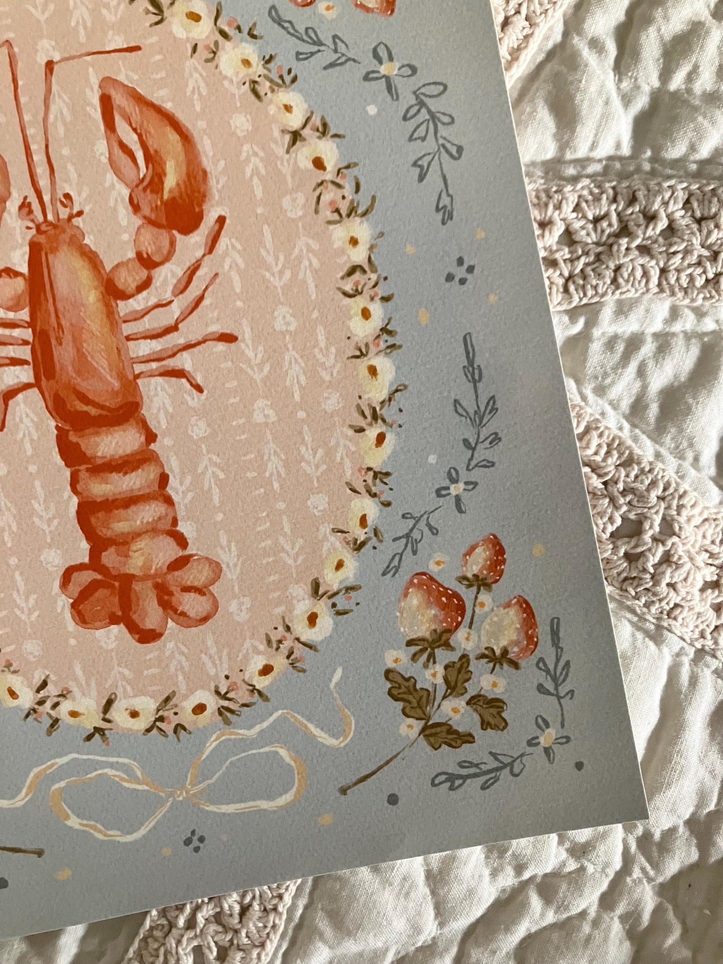 Berries and Lobsters No. 2 Print
