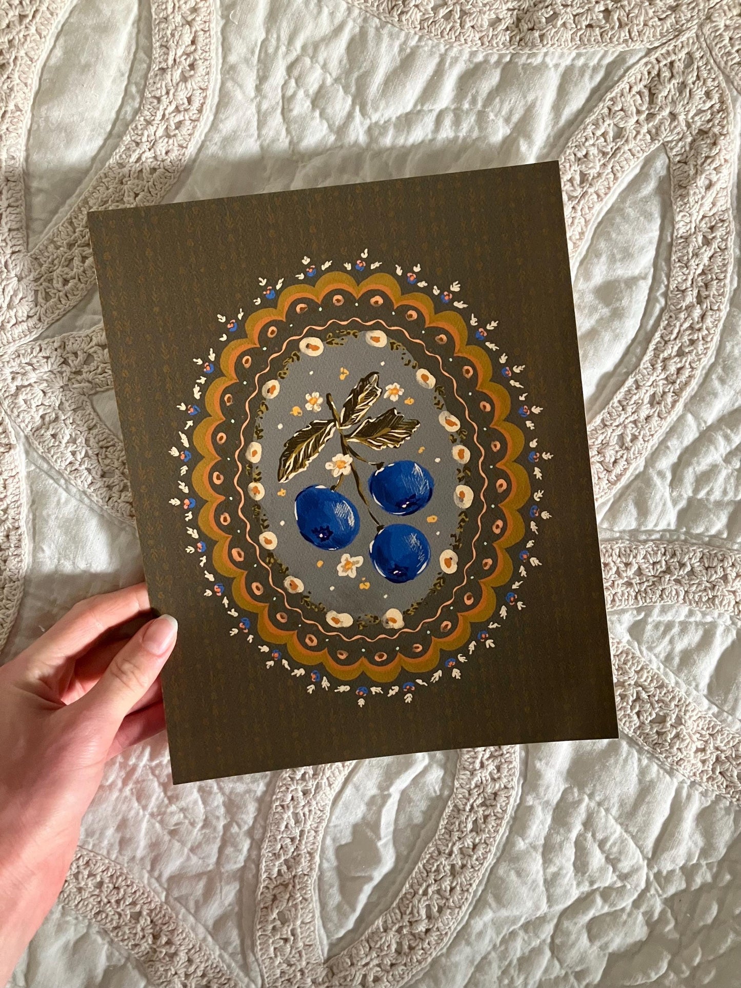 Blueberry Harvest Print