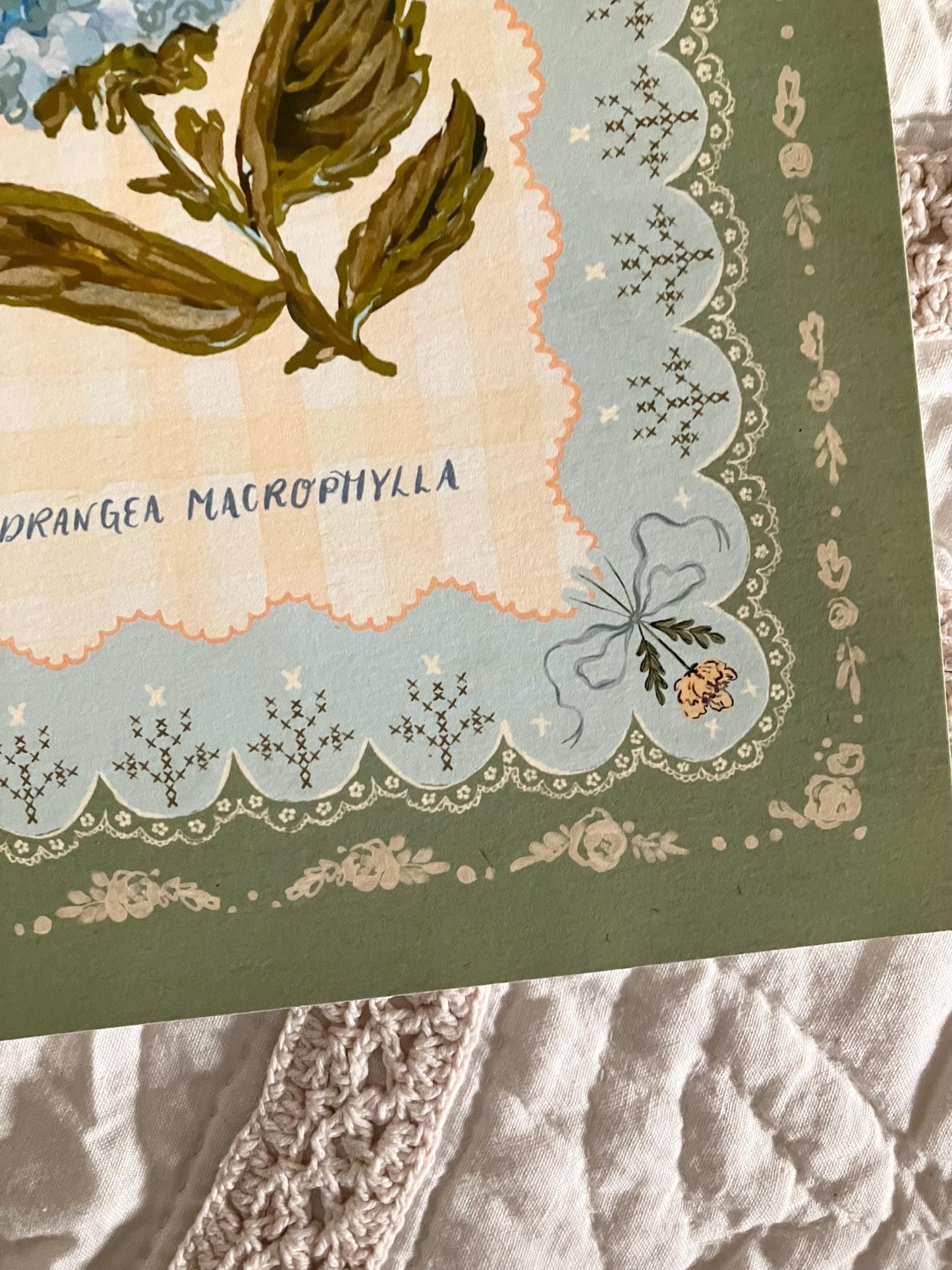 Autumnal Hydrangea Print