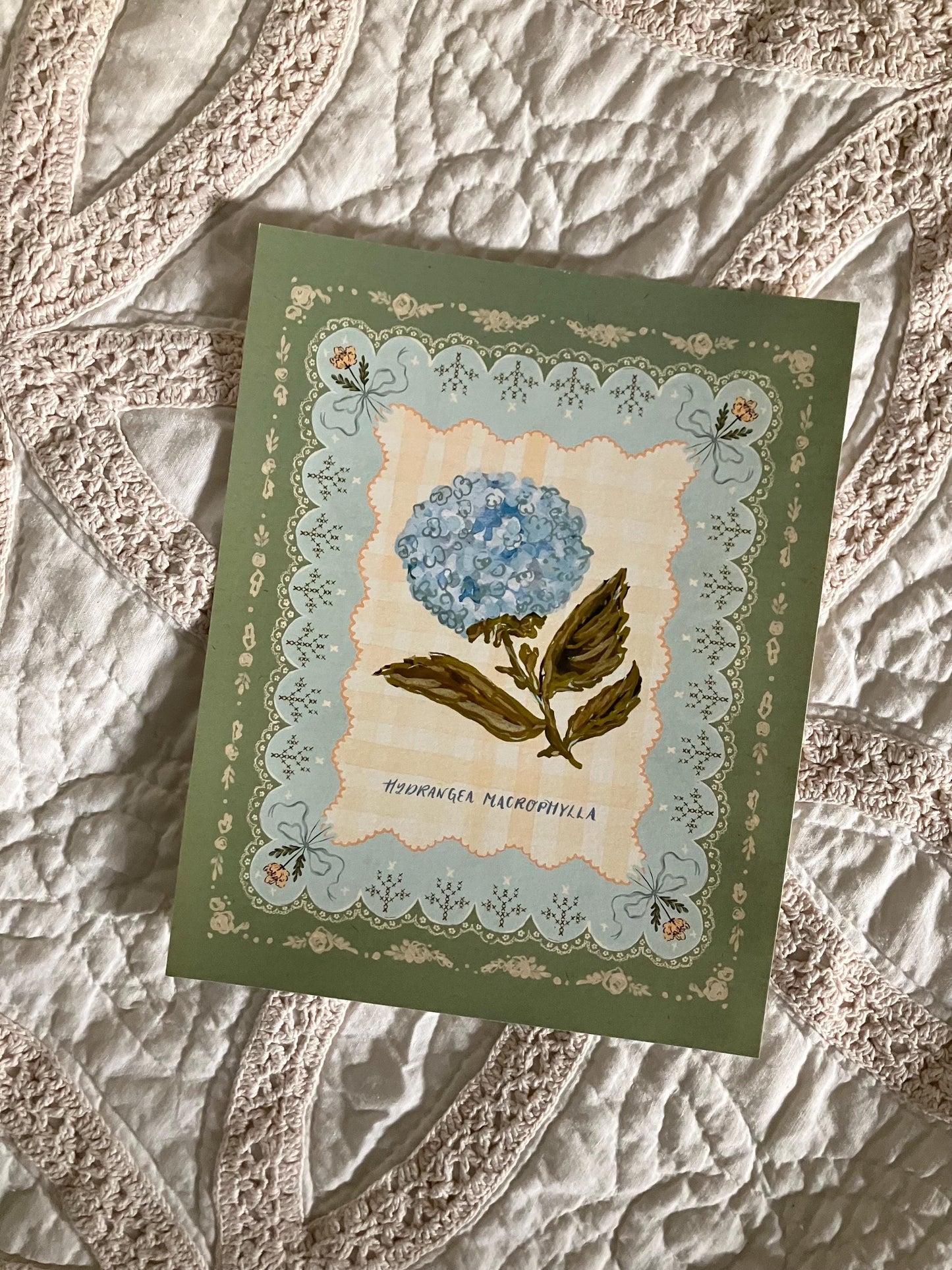 Autumnal Hydrangea Print