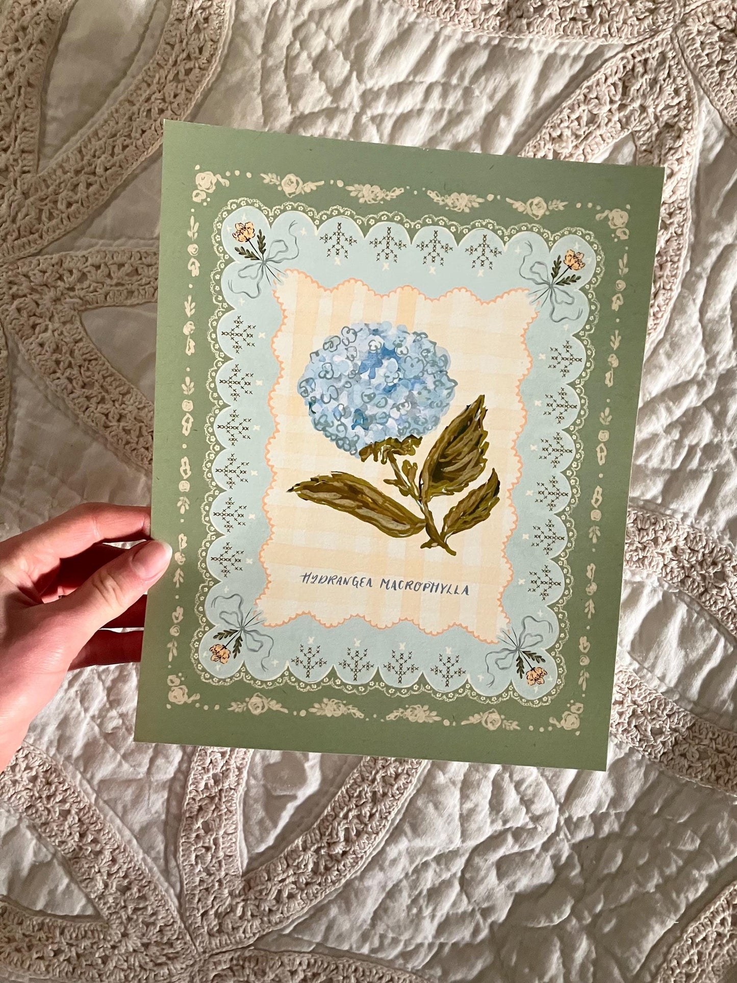 Autumnal Hydrangea Print