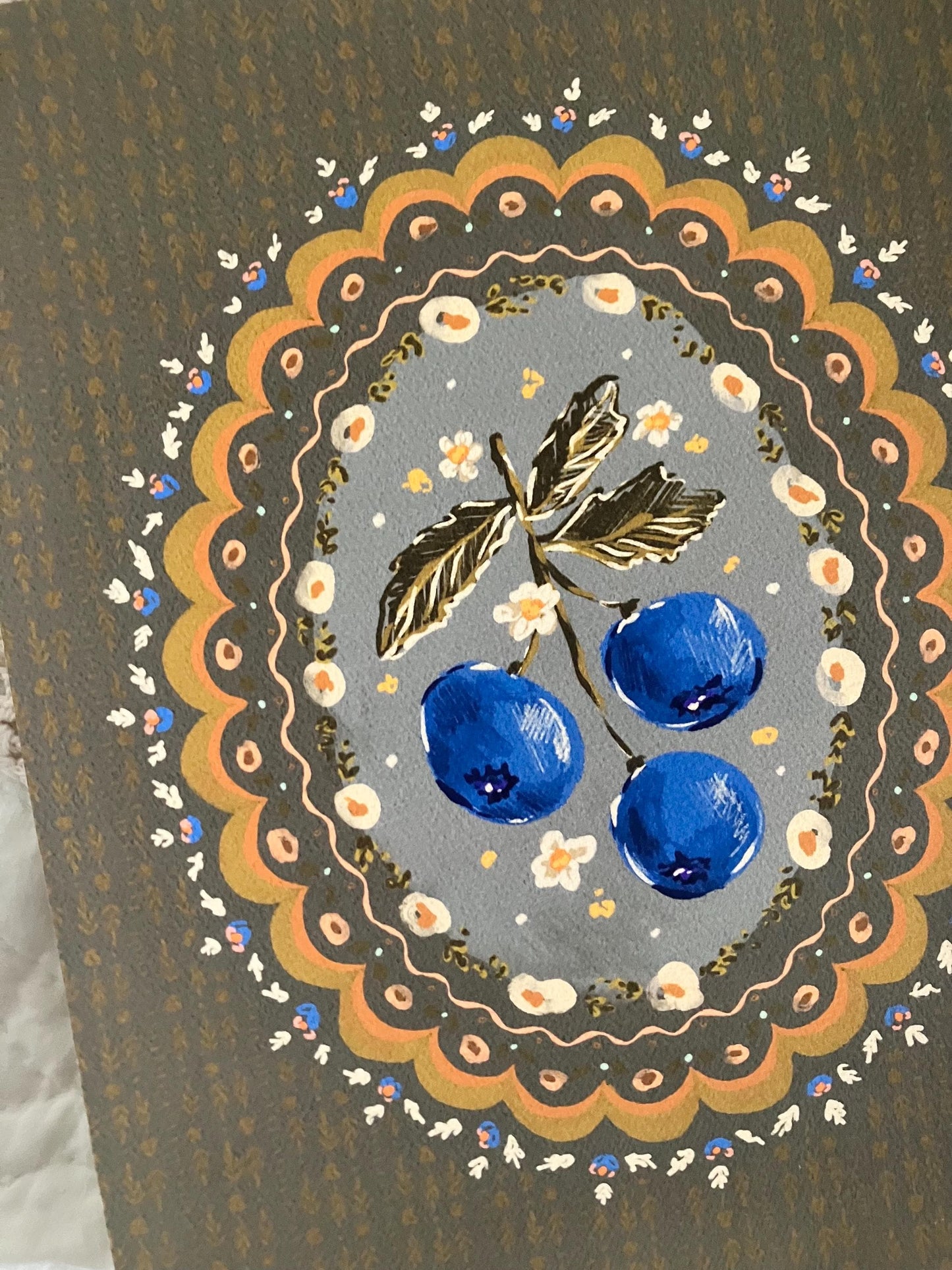 Blueberry Harvest Print