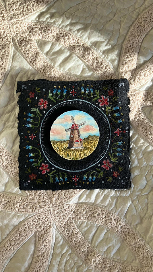 Vintage Windmill - Original Artwork