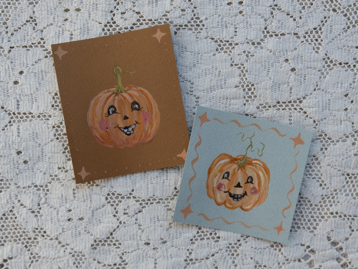 Pumpkin Studies no. 31 & 32 - Original Art