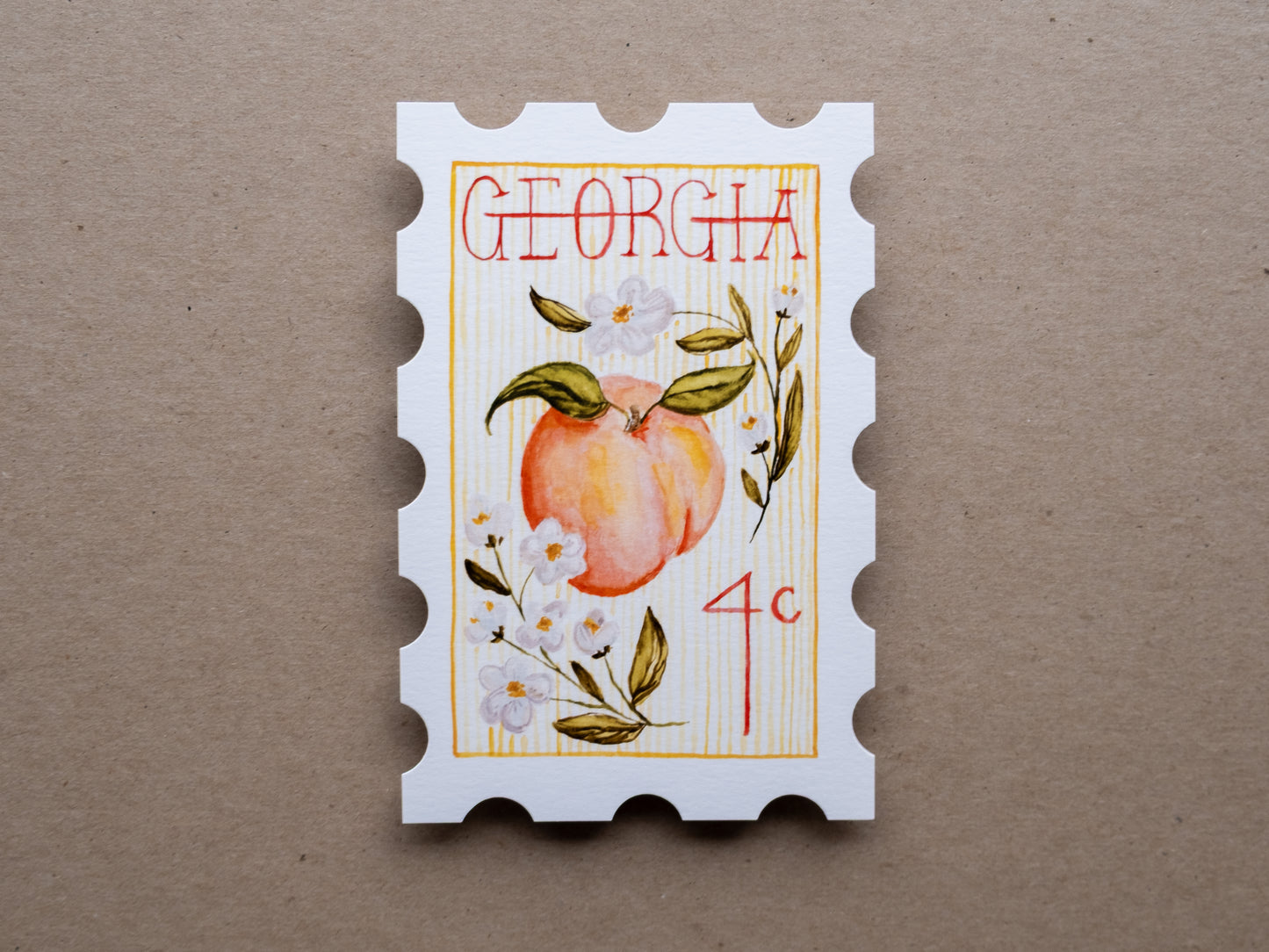 Georgia Stamp Print