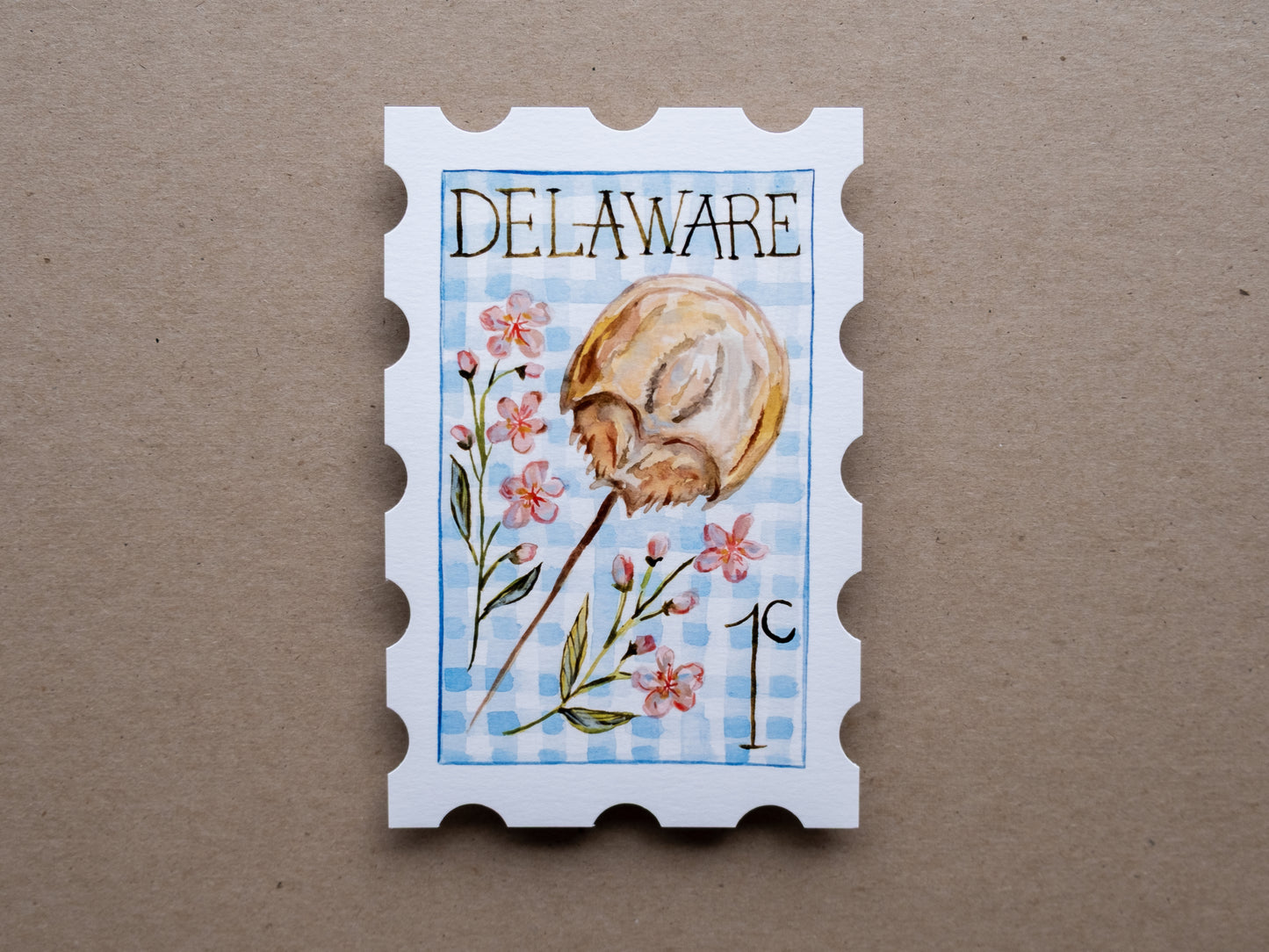 Delaware Stamp Print
