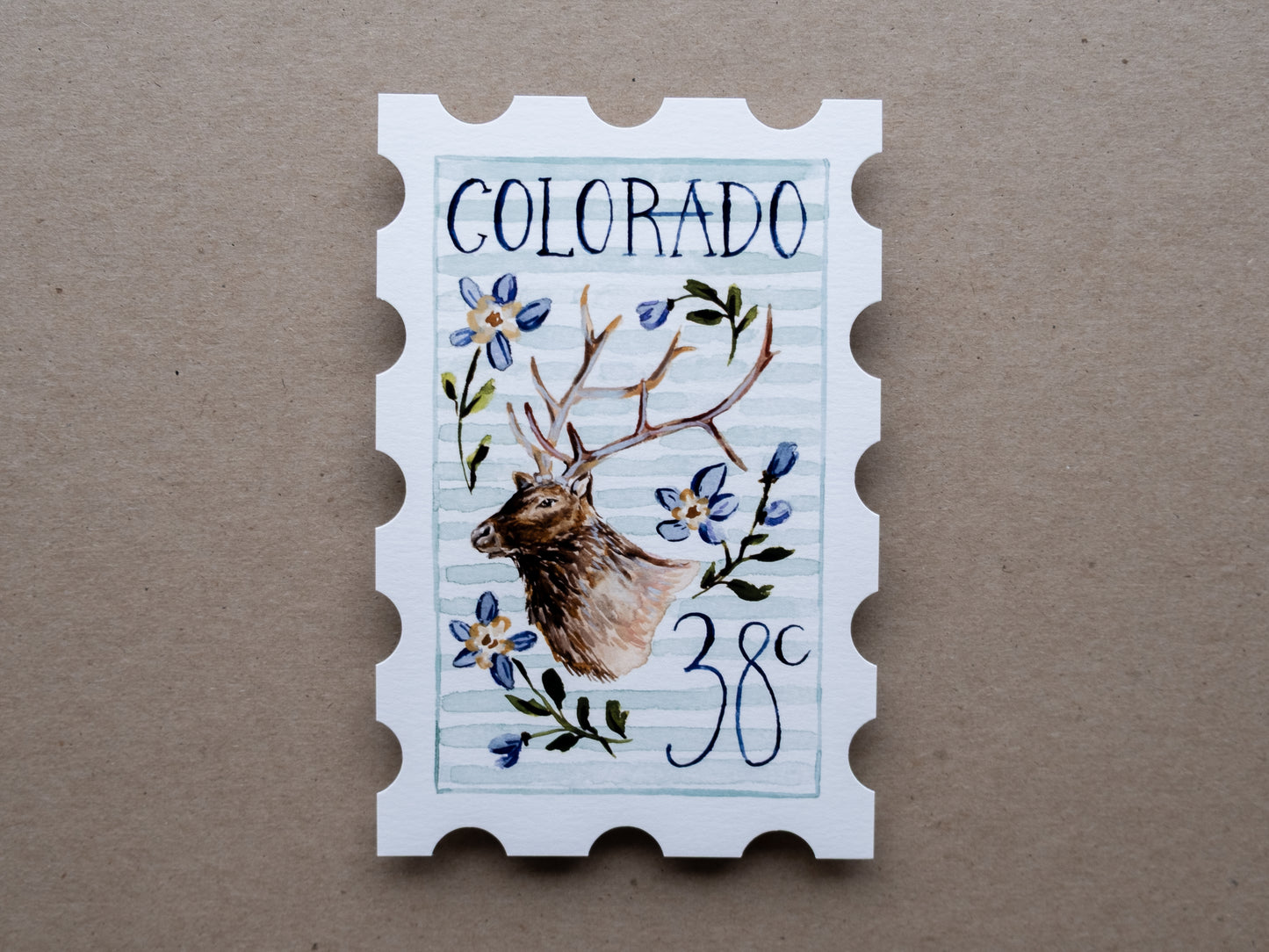 Colorado Stamp Print