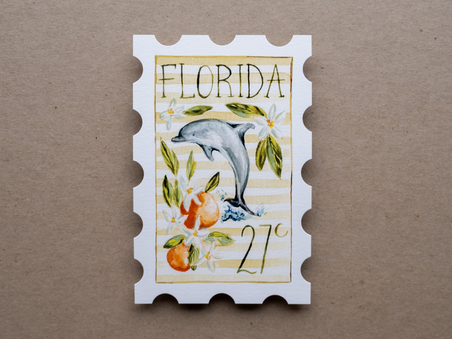 Florida Stamp Print