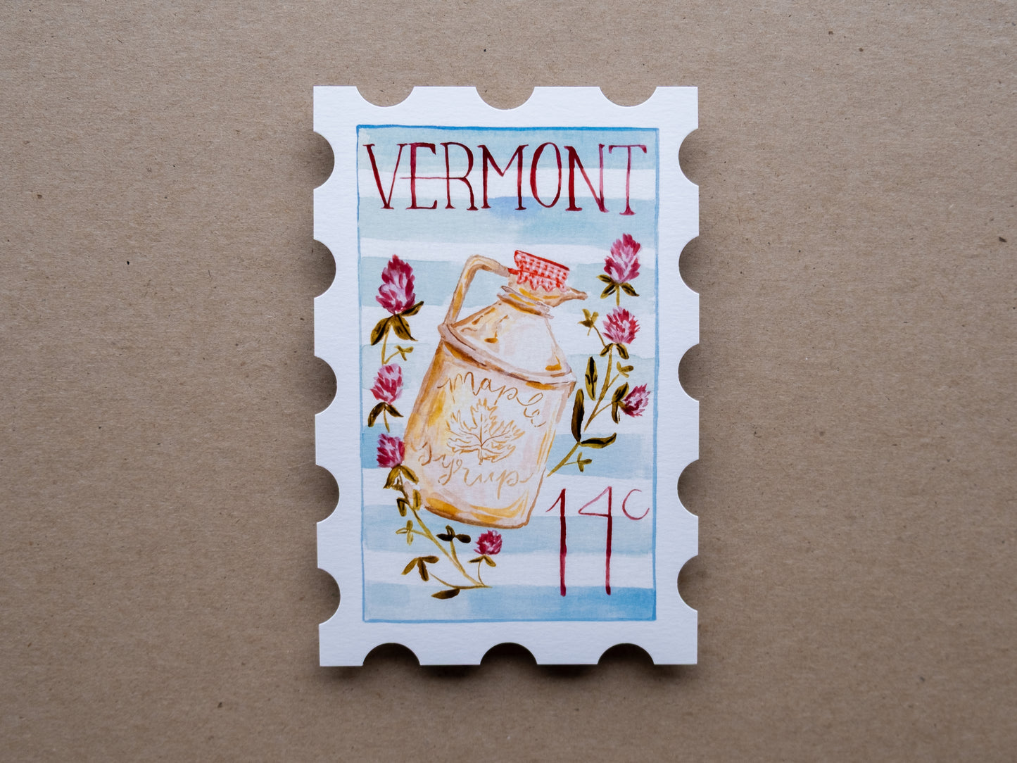 Vermont Stamp Print