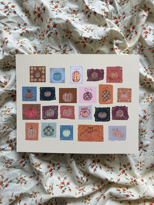 Pumpkin Studies Variety Print