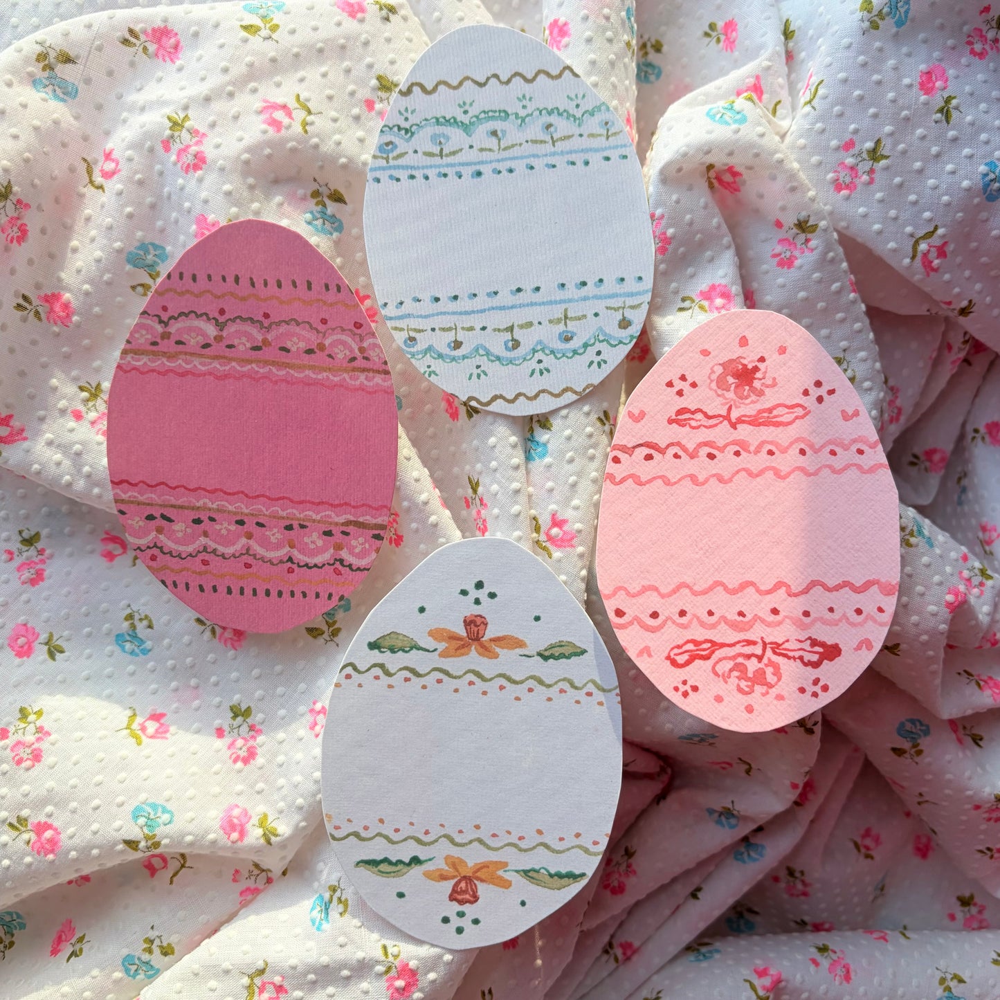 Blank Easter Egg Name Tag Printables