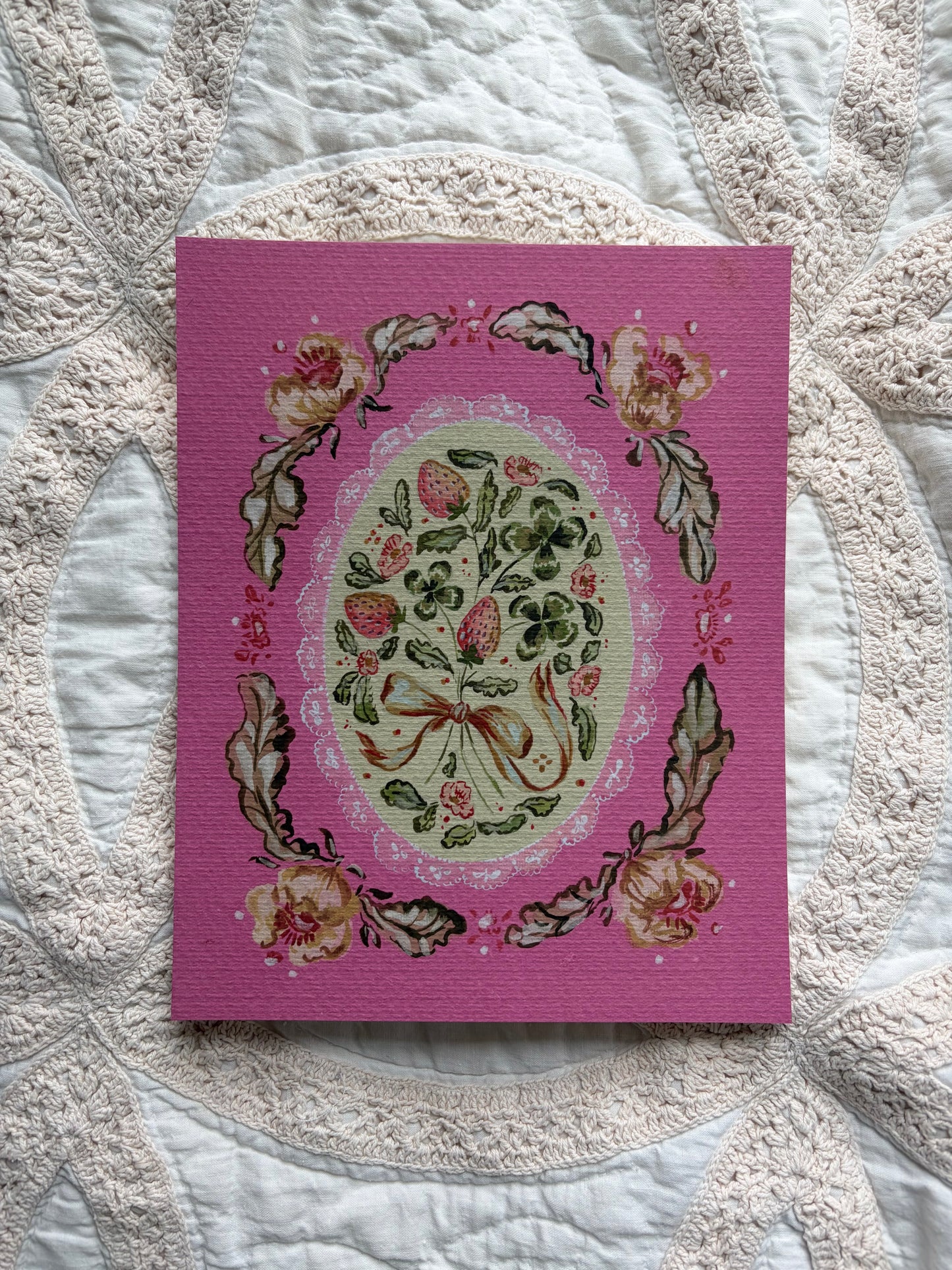 Clover & Blooms Print