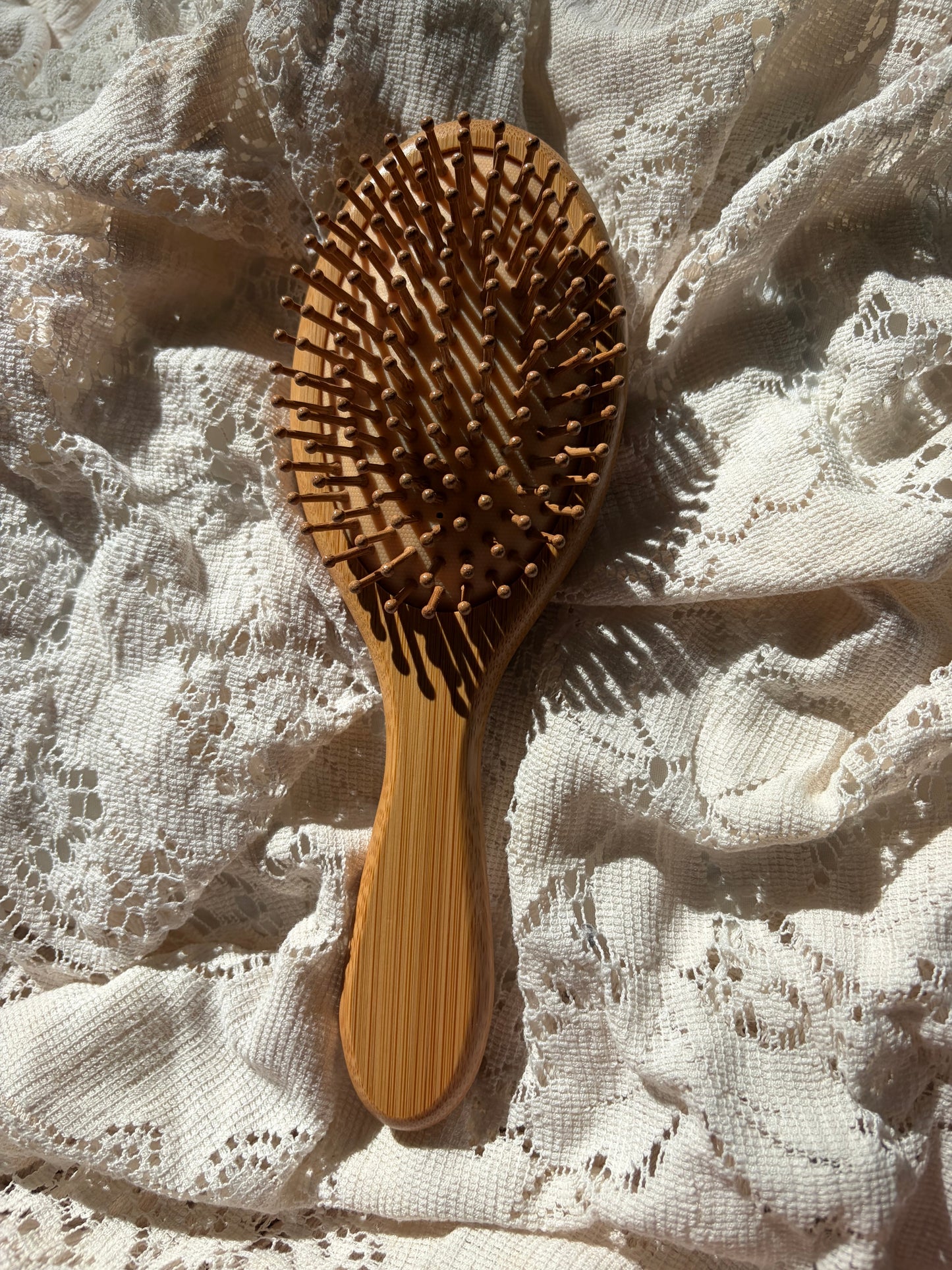Strawberry no. 3 Hand Painted Hairbrush