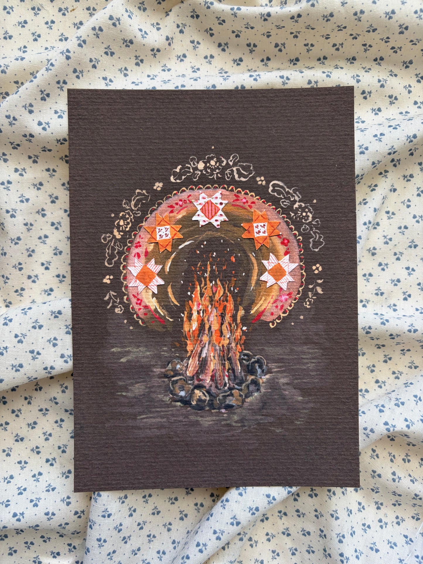 Campfire Print