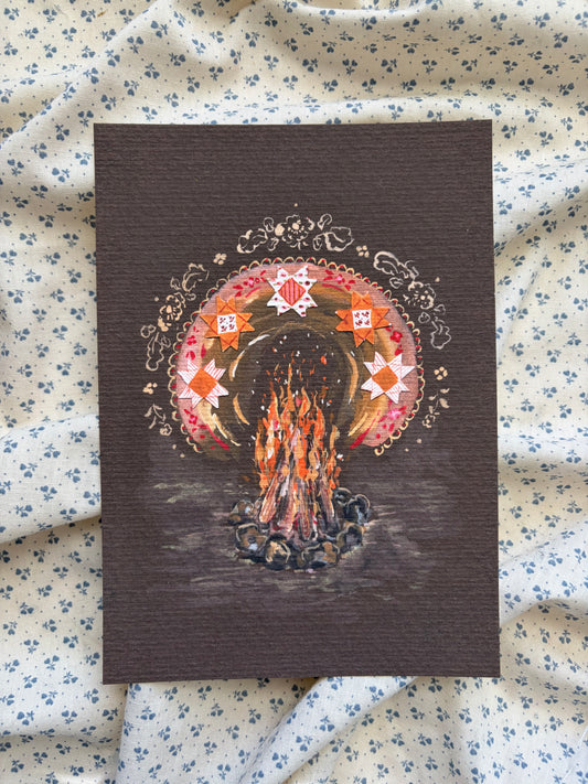 Campfire Print