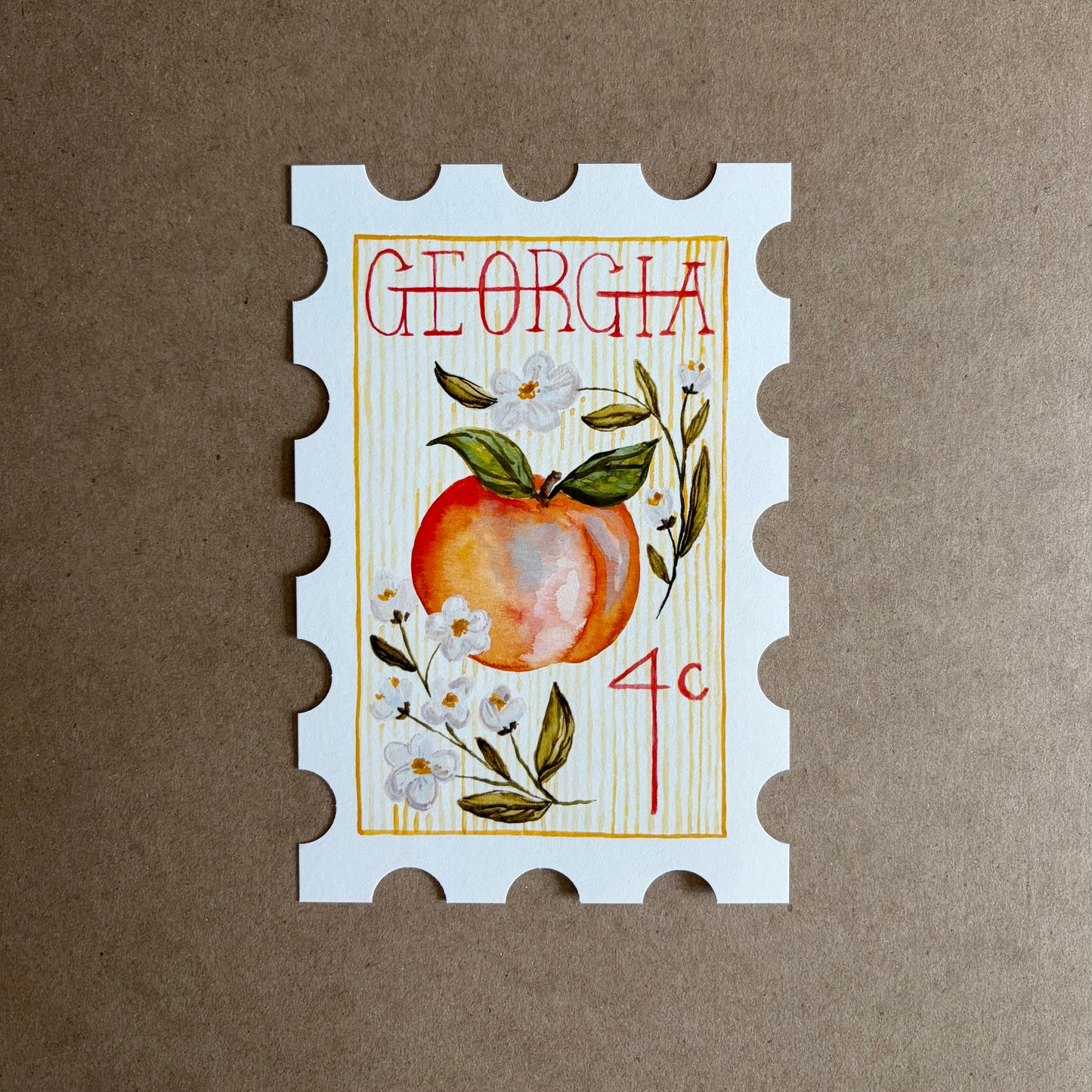 Georgia Stamp Print