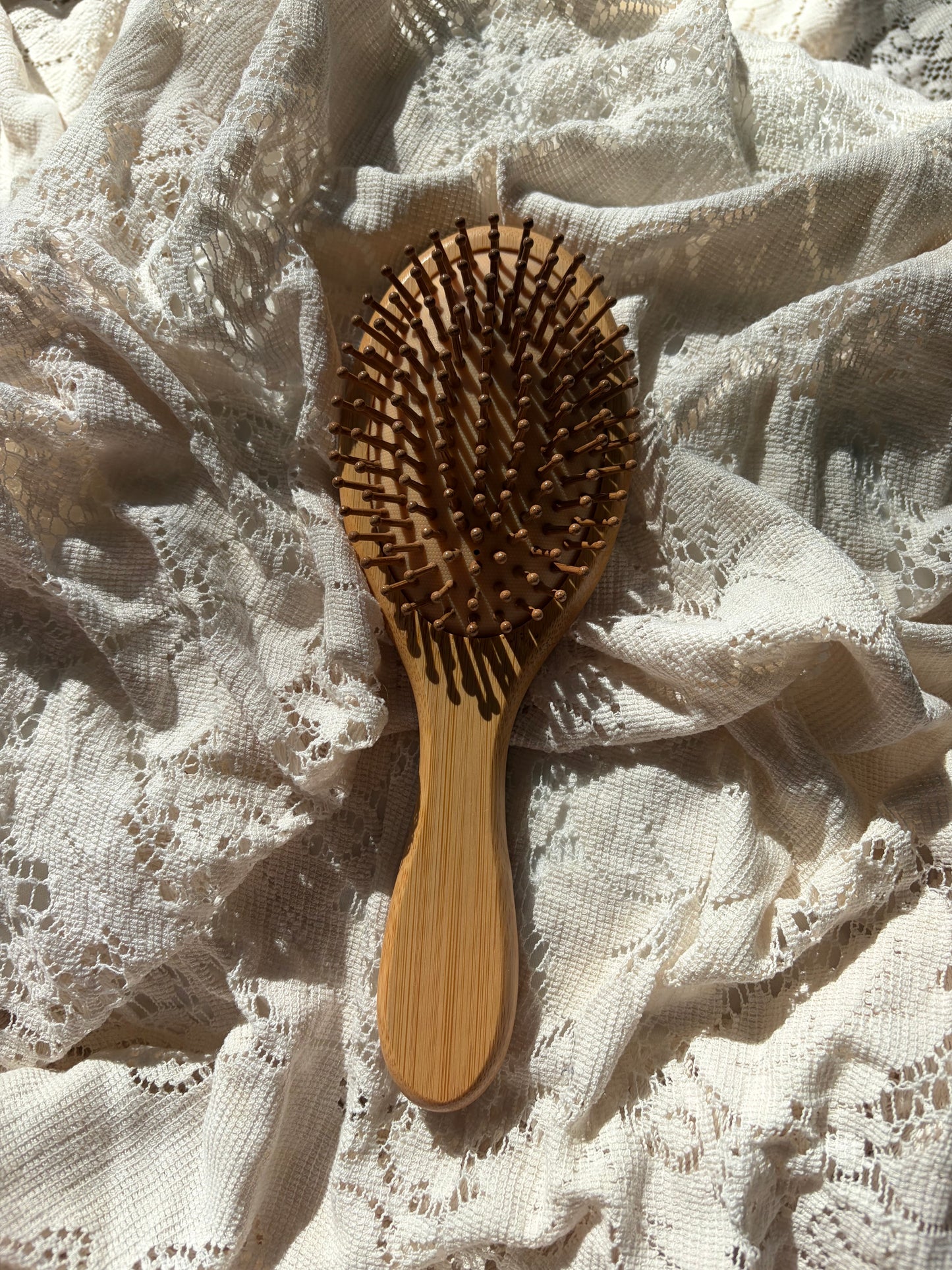 Strawberry no. 2 Hand Painted Hairbrush
