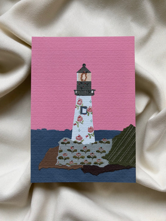 Collage Lighthouse Studies no.3 Print