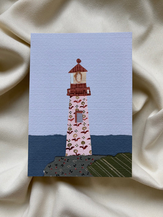 Collage Lighthouse Studies no.2 Print