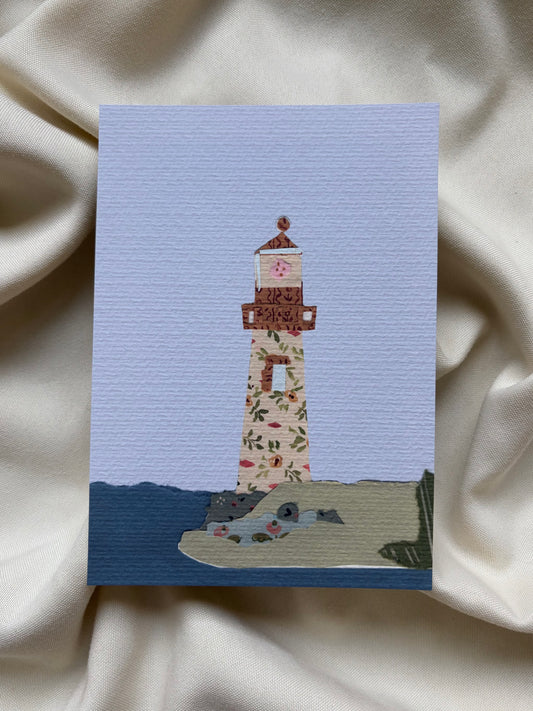 Collage Lighthouse Studies no.1 Print