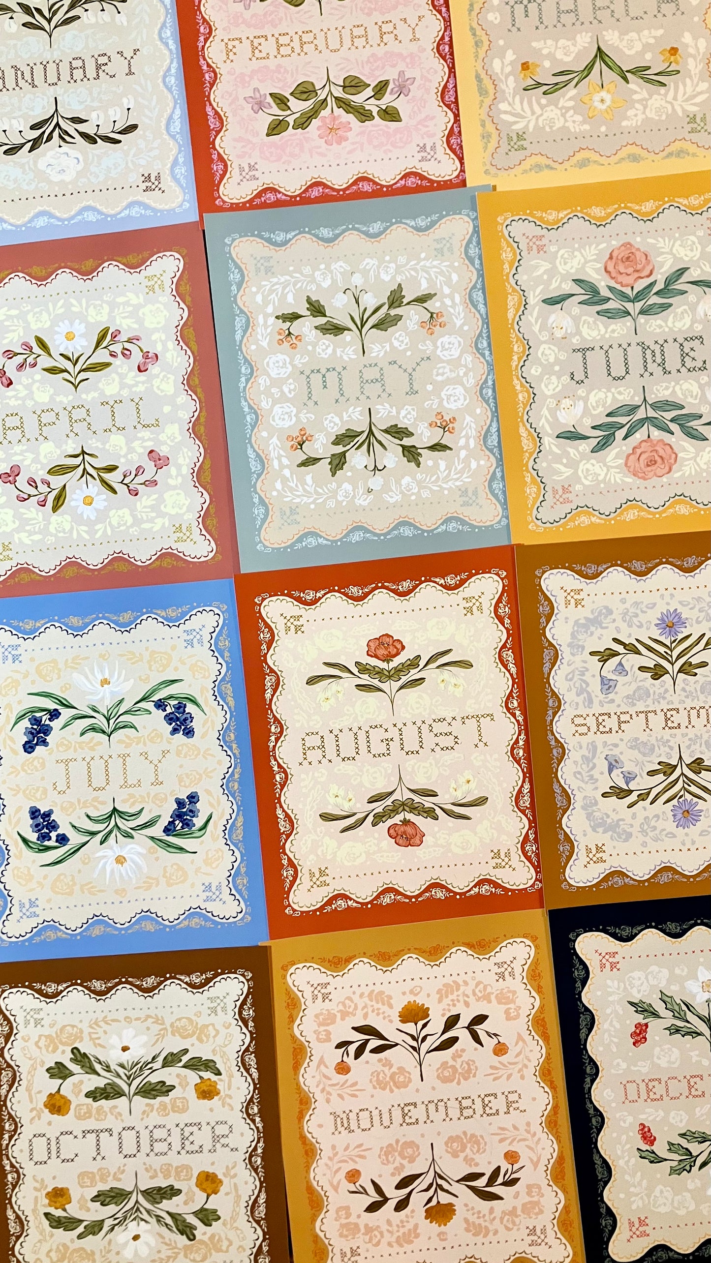 12 Months Artworks - 12 Print Bundle