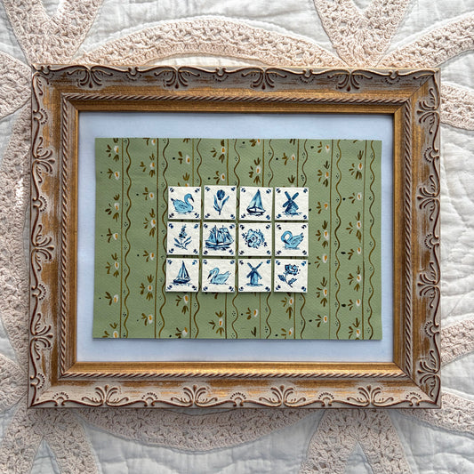Delft Tile Studies no. 1 - Original Art