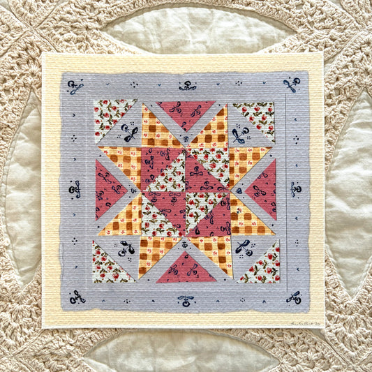 Quilter's Block Print