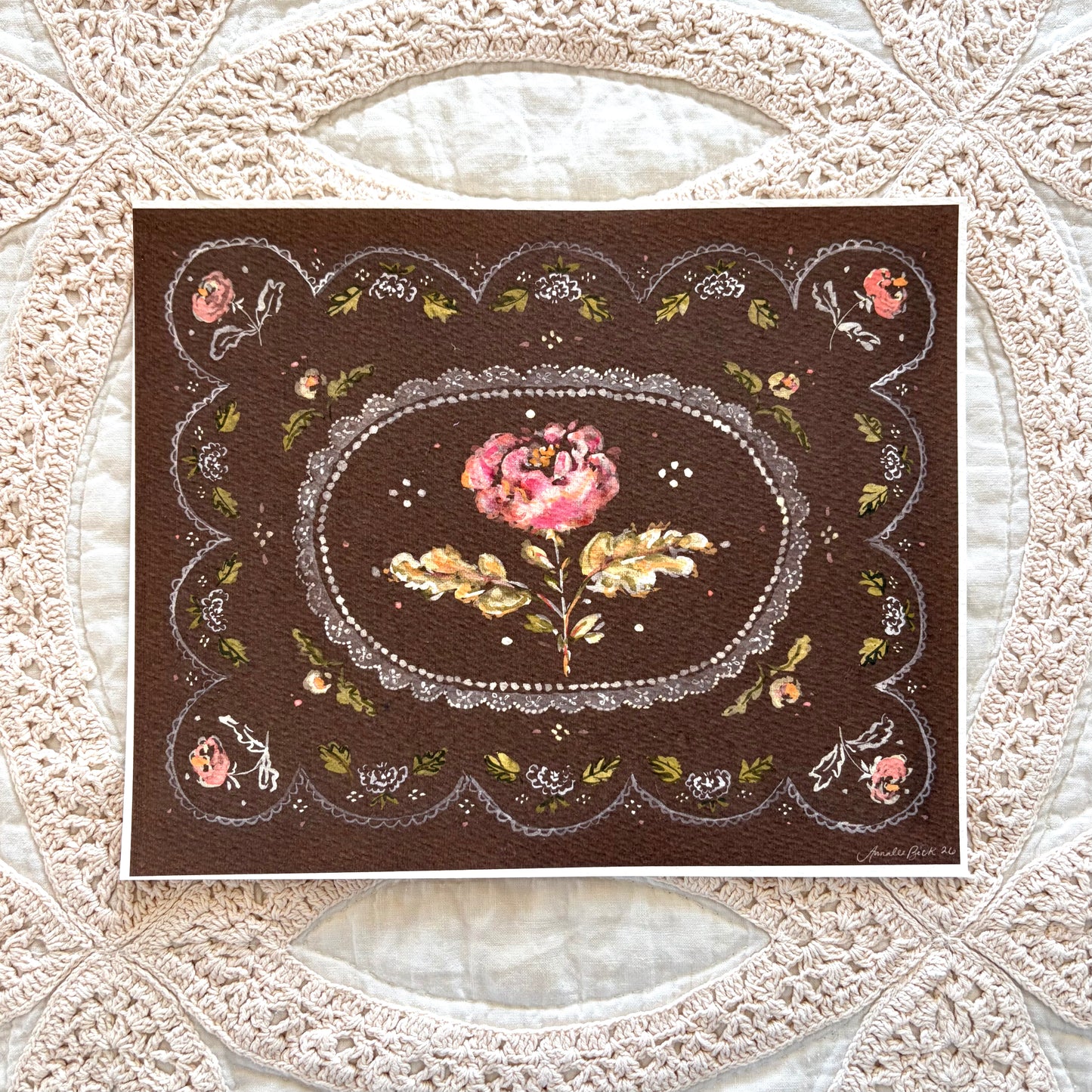 Cottage Floral Study no. 1 Print