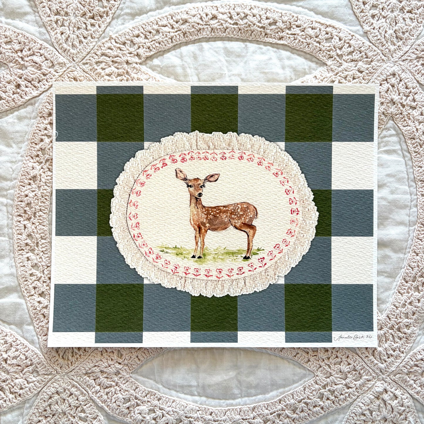 Woodland Visitor Print