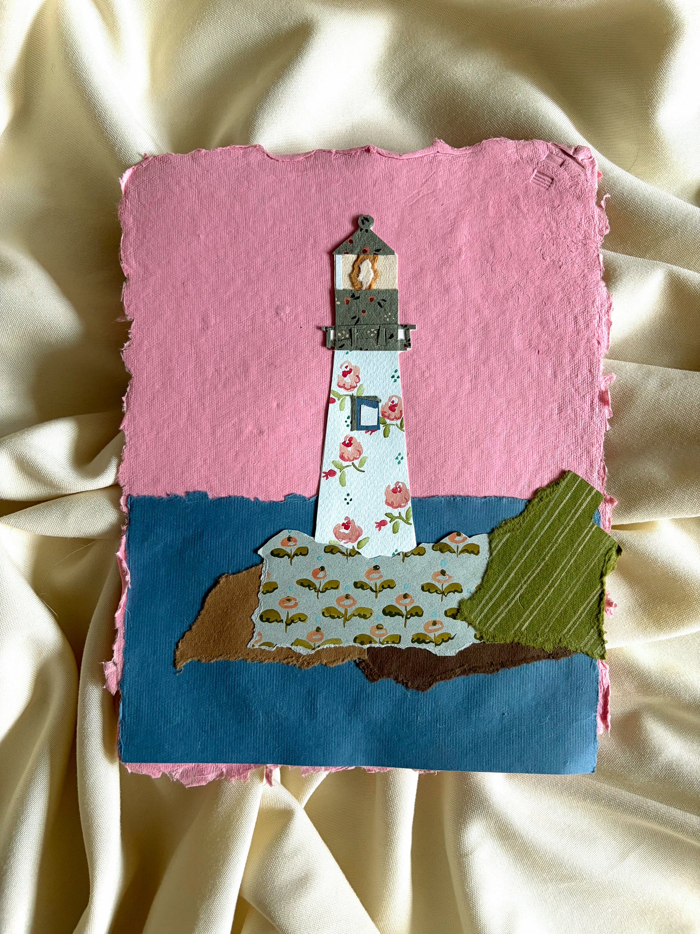 Collage Lighthouse Studies no.3 - Original Art