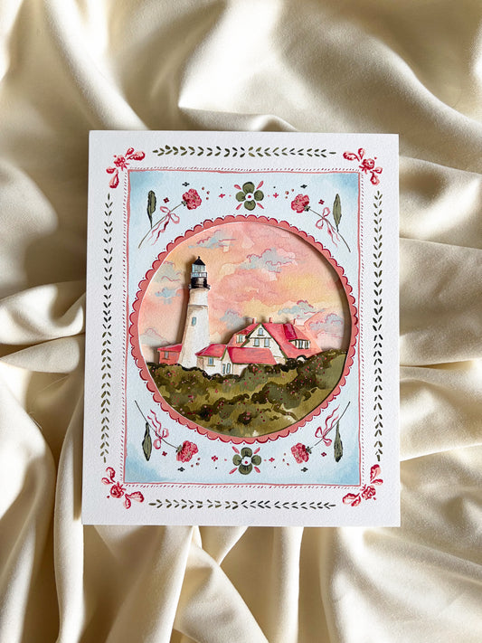 Portland Headlight no.10 - Original Art