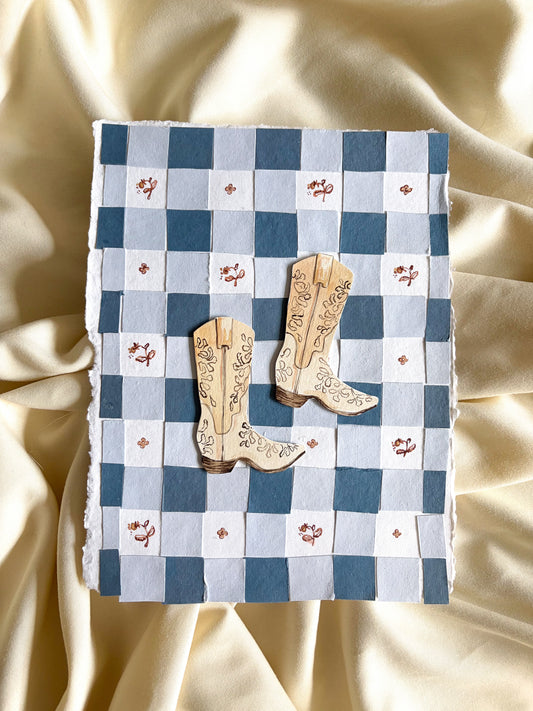 Gingham Cowboy - Original Art