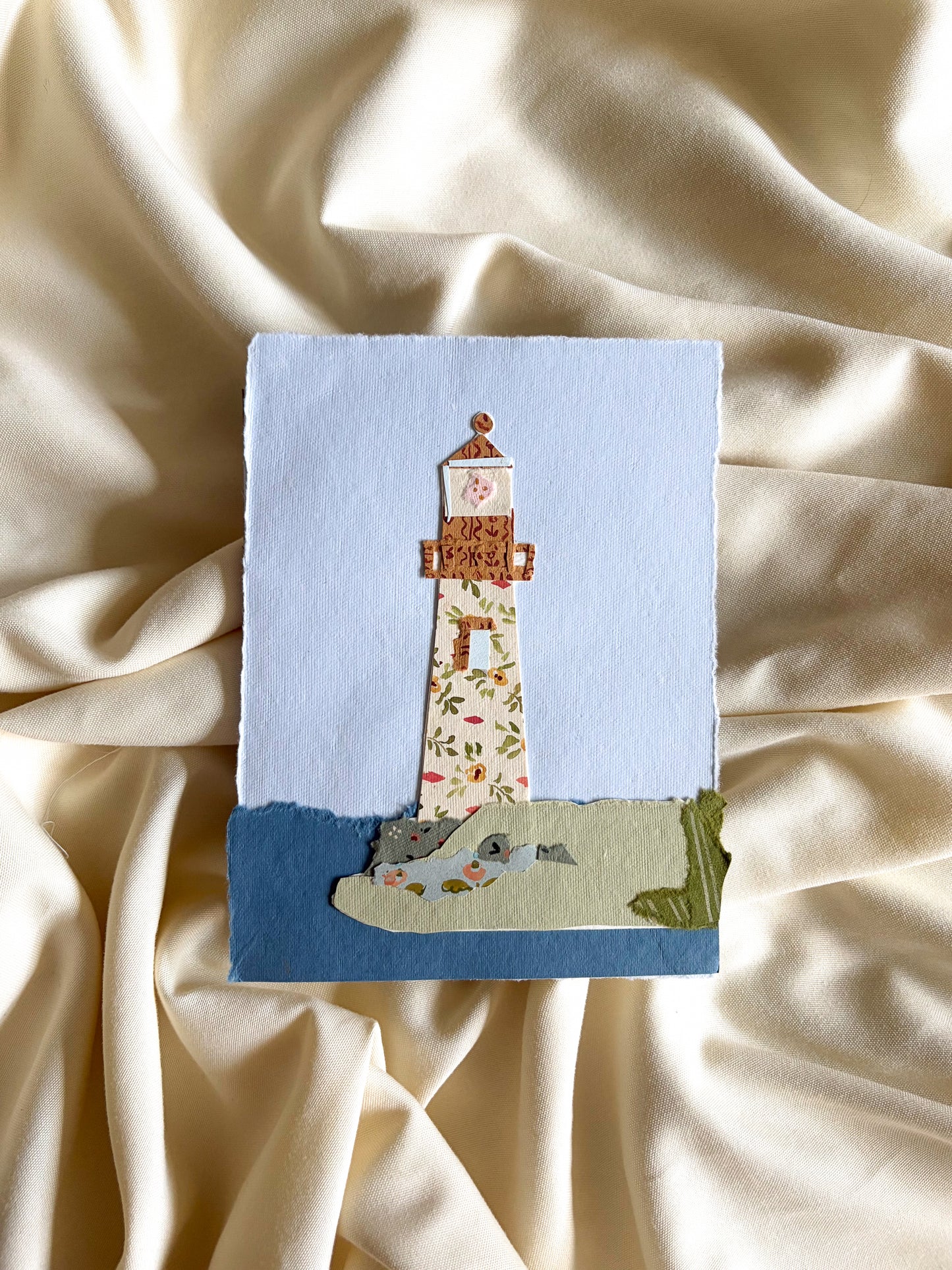 Collage Lighthouse Studies no.1 - Original Art
