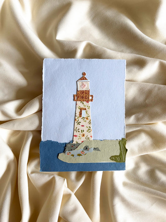 Collage Lighthouse Studies no.1 - Original Art