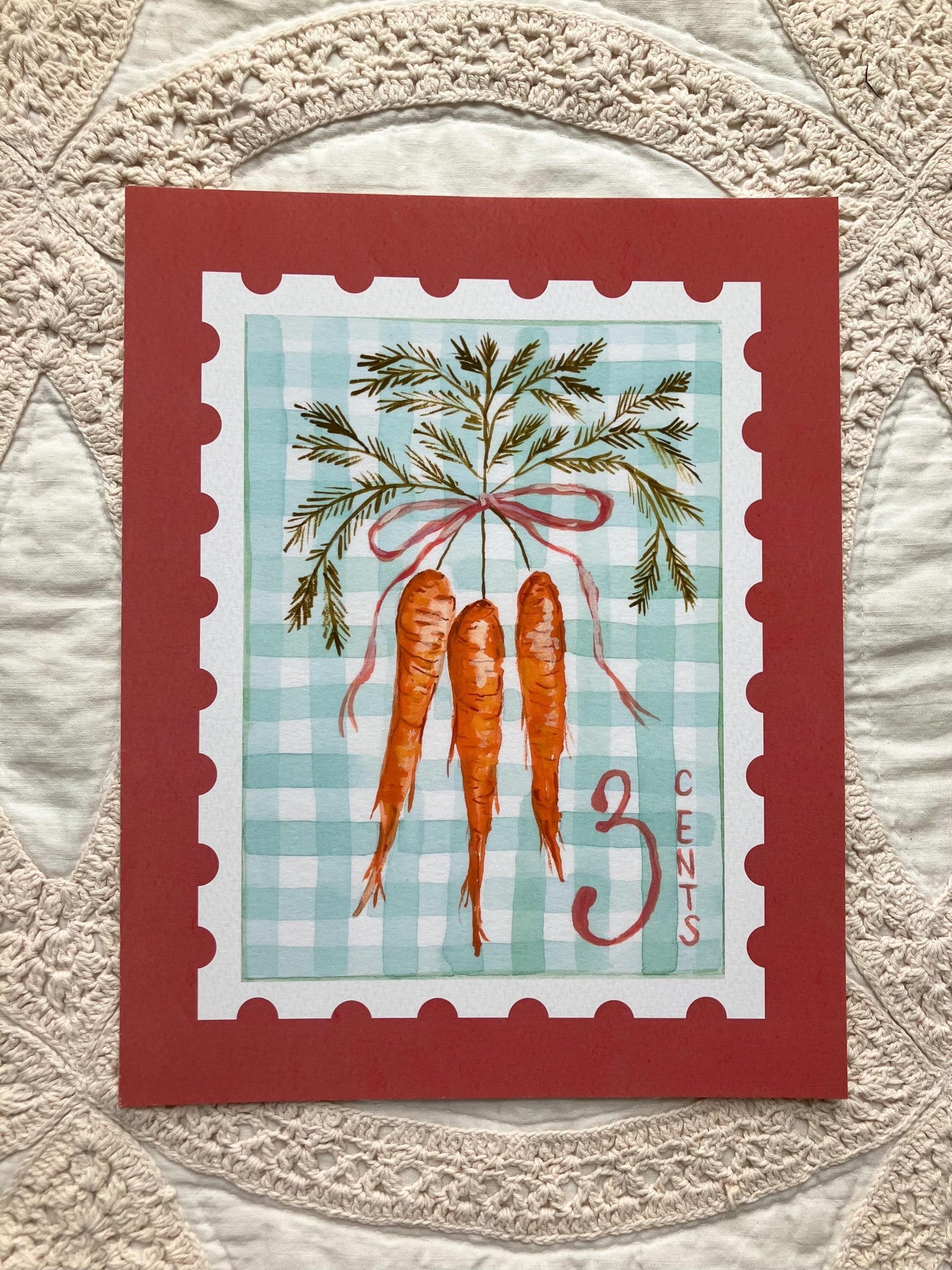 Carrot Postage Print