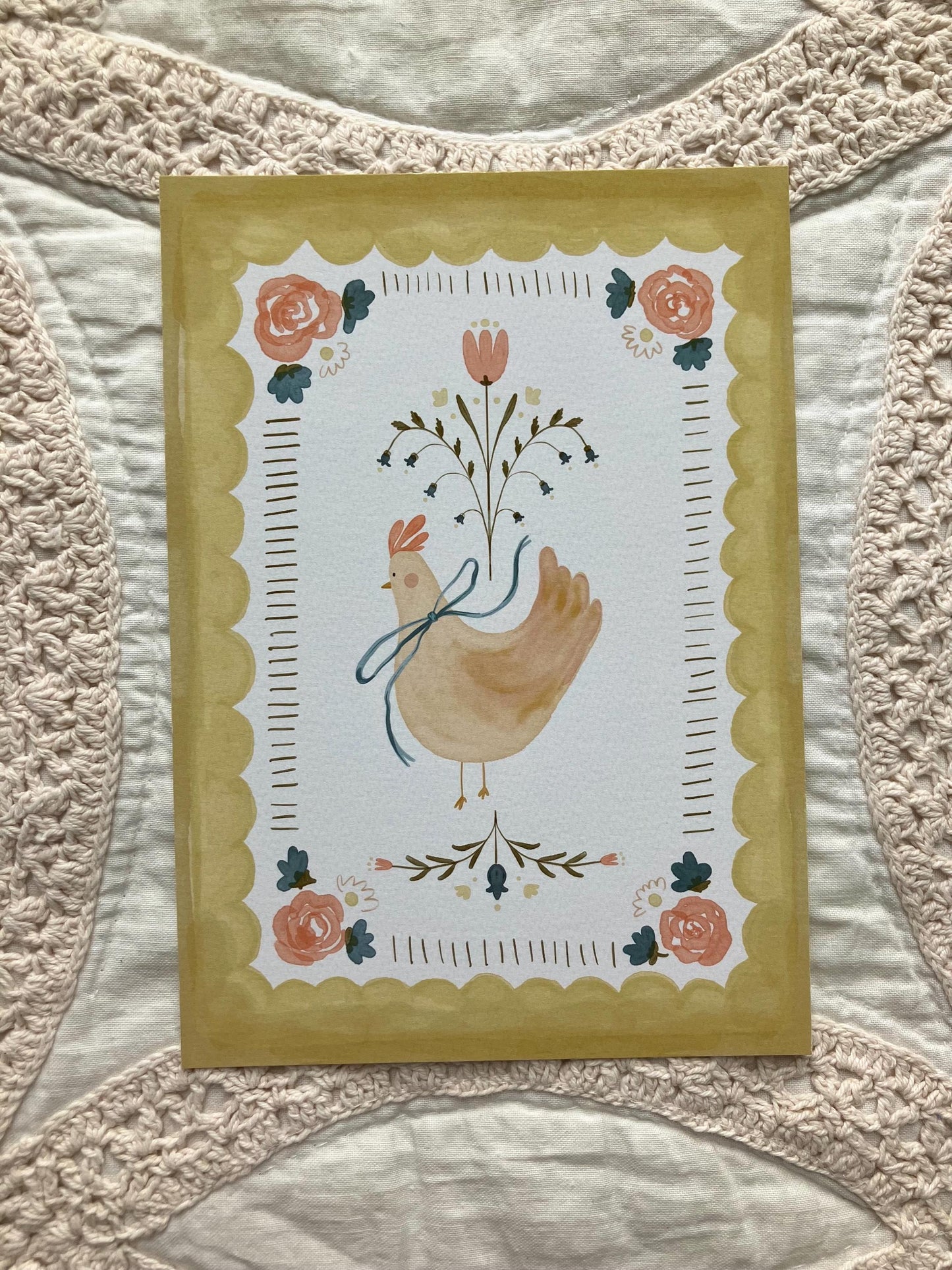 Happy Hen Print